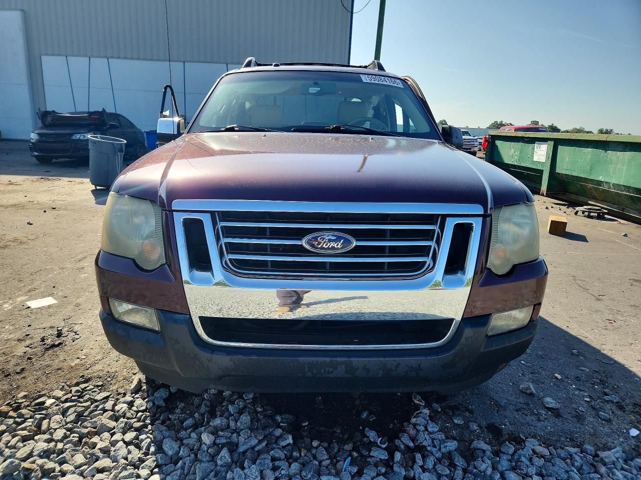 2008 Ford Explorer Sport Trac Limited Burgundy vin: 1FMEU33E08UB26202