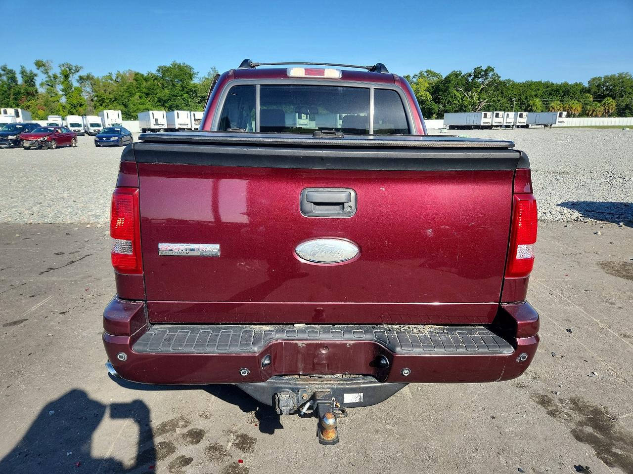 2008 Ford Explorer Sport Trac Limited Burgundy vin: 1FMEU33E08UB26202