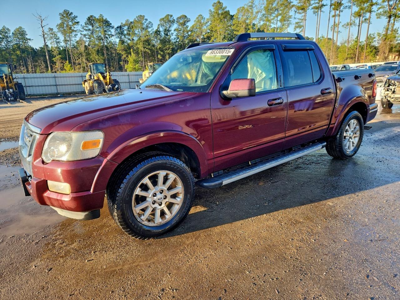 2008 Ford Explorer Sport Trac Limited Burgundy vin: 1FMEU33E18UA17845