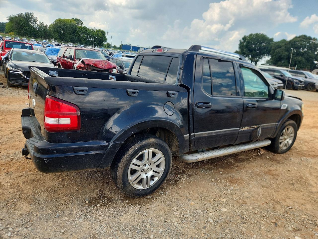 2008 Ford Explorer Sport Trac Limited Black vin: 1FMEU33E38UA41547