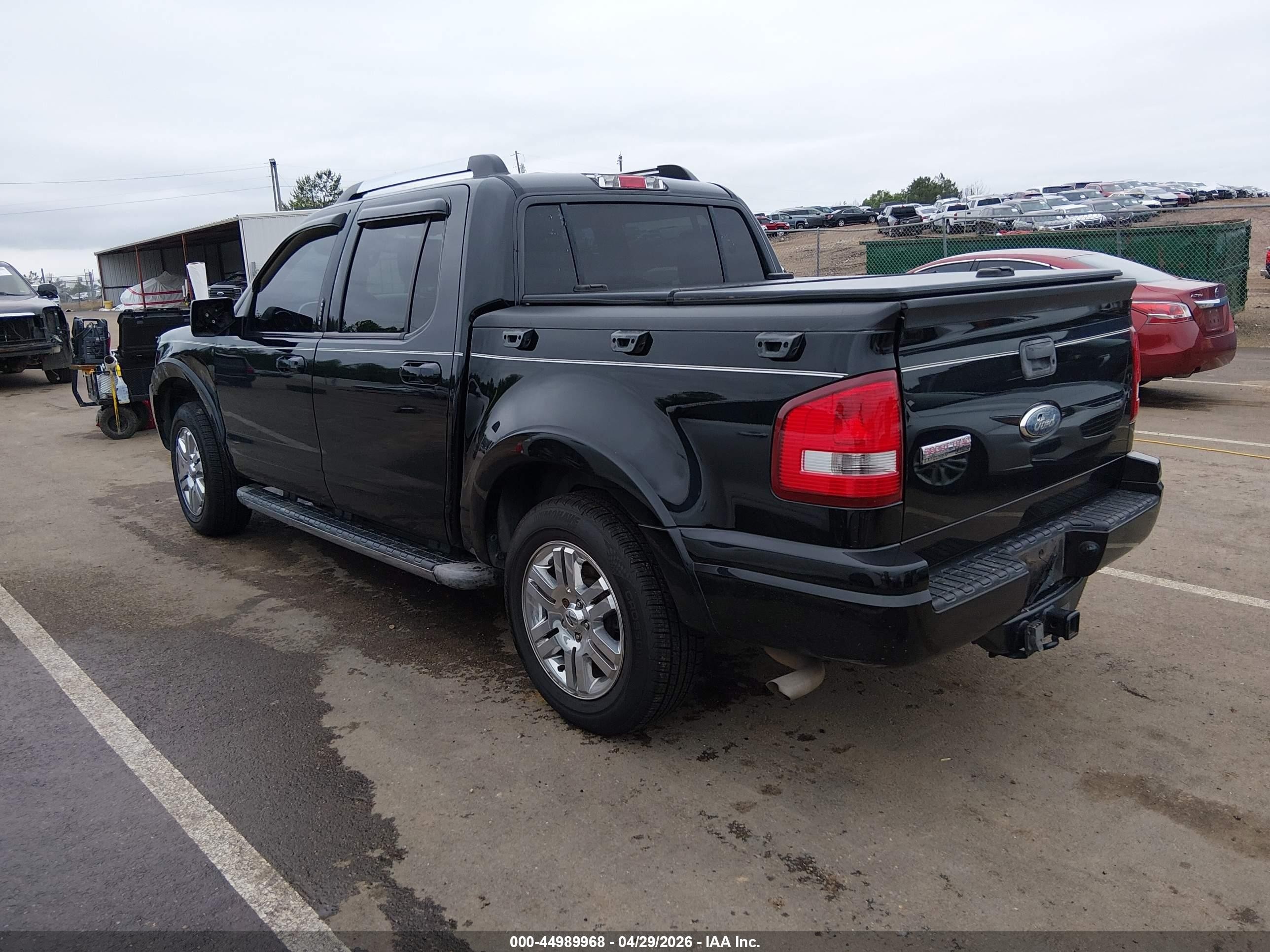 2008 Ford Explorer Sport Trac Limited Черный vin: 1FMEU33E38UA56436