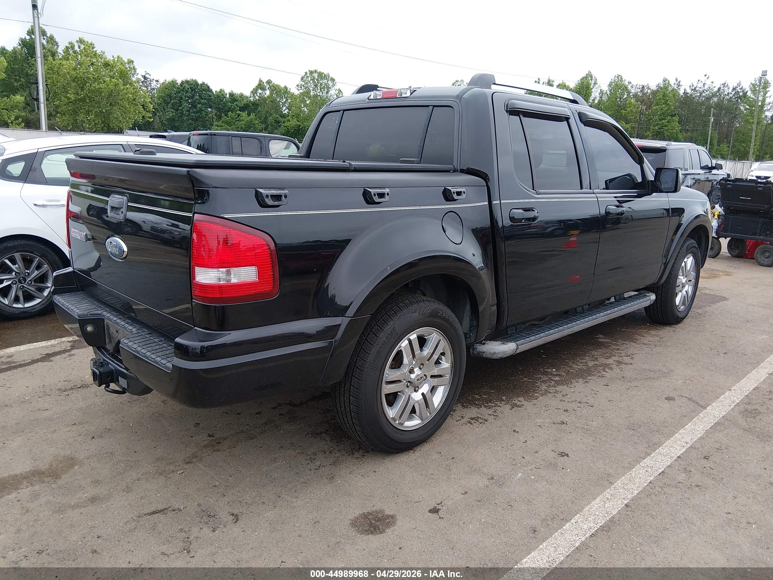 2008 Ford Explorer Sport Trac Limited Черный vin: 1FMEU33E38UA56436