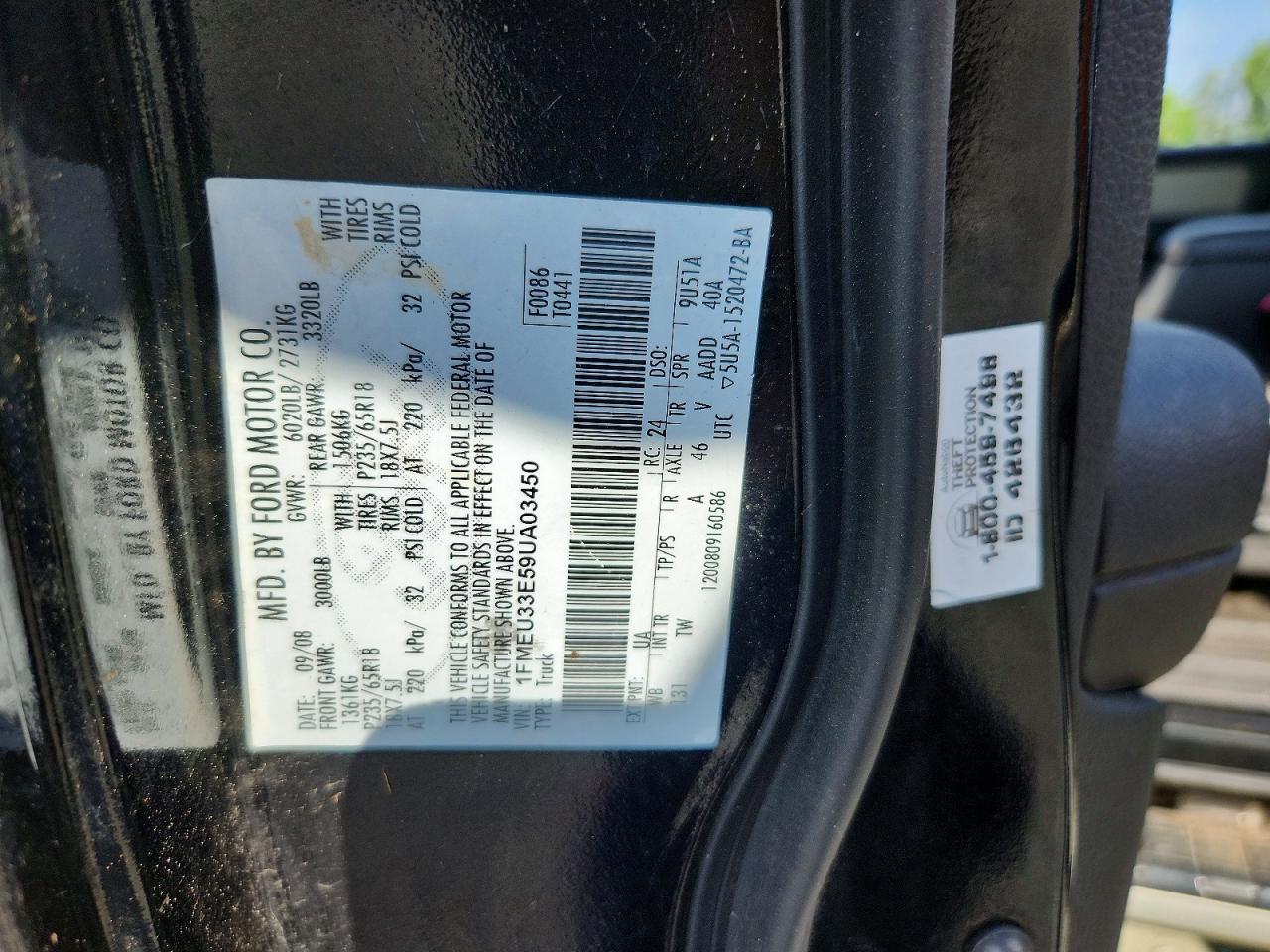 2009 Ford Explorer Sport Trac Limited Black vin: 1FMEU33E59UA03450