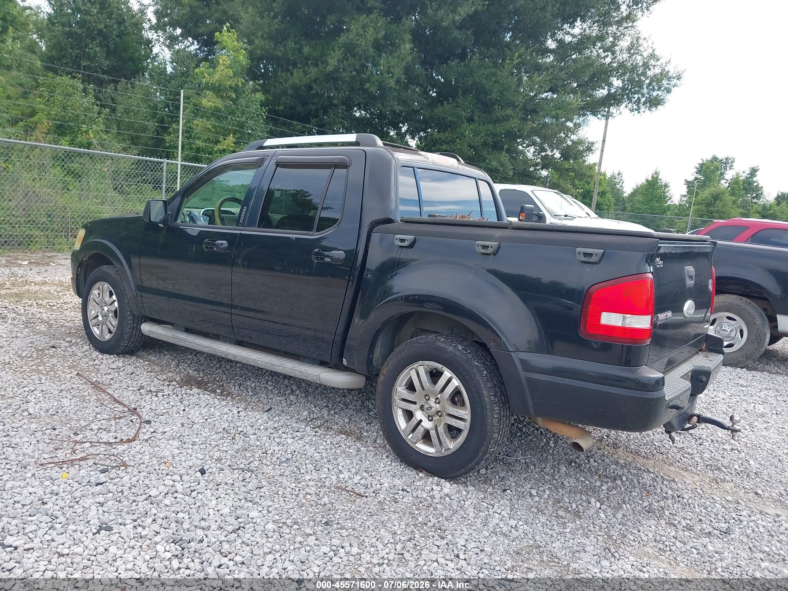 2007 Ford Explorer Sport Trac Limited Black vin: 1FMEU33K27UA32097