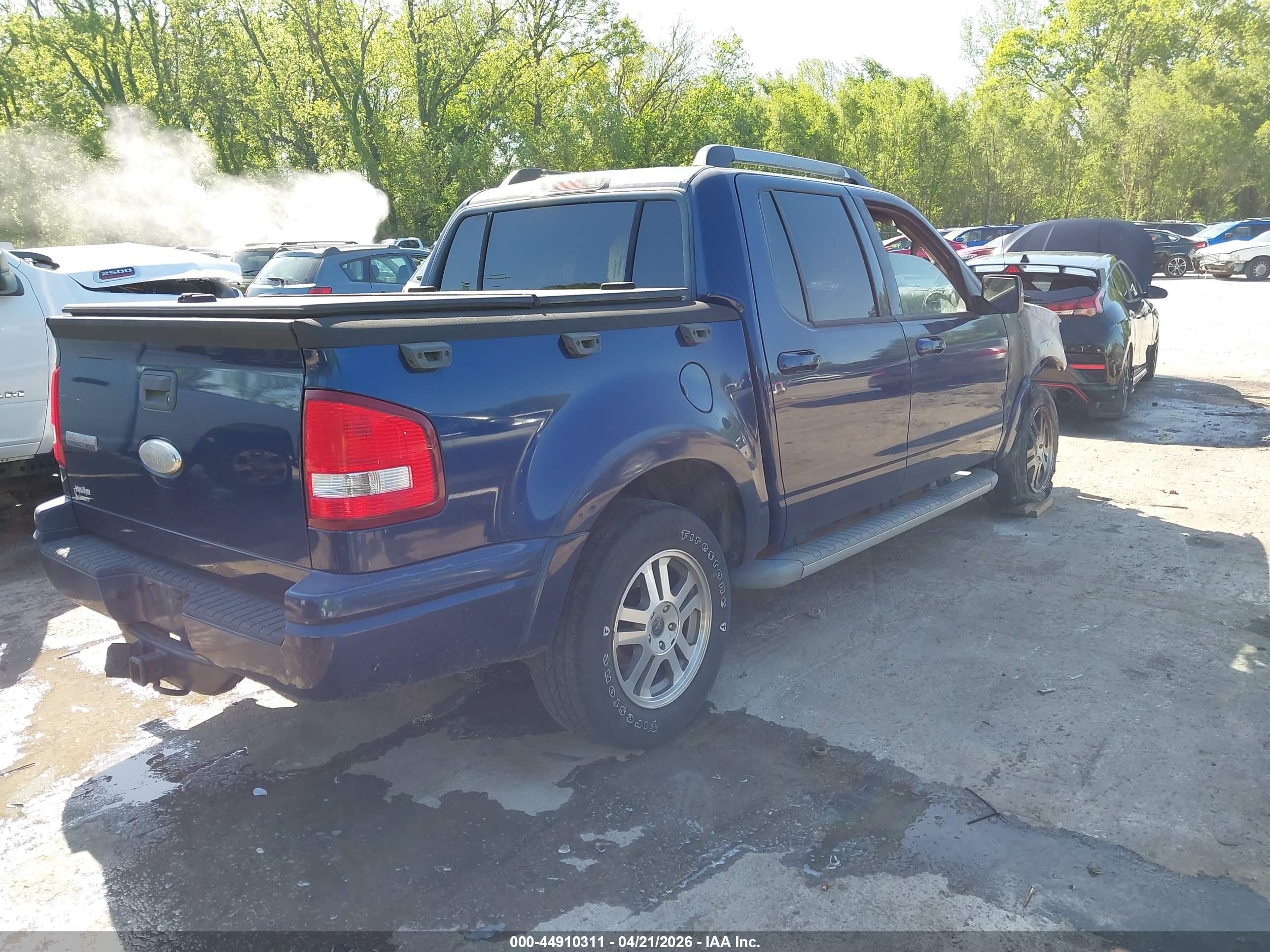 2007 Ford Explorer Sport Trac Limited Navy vin: 1FMEU33K57UB34154