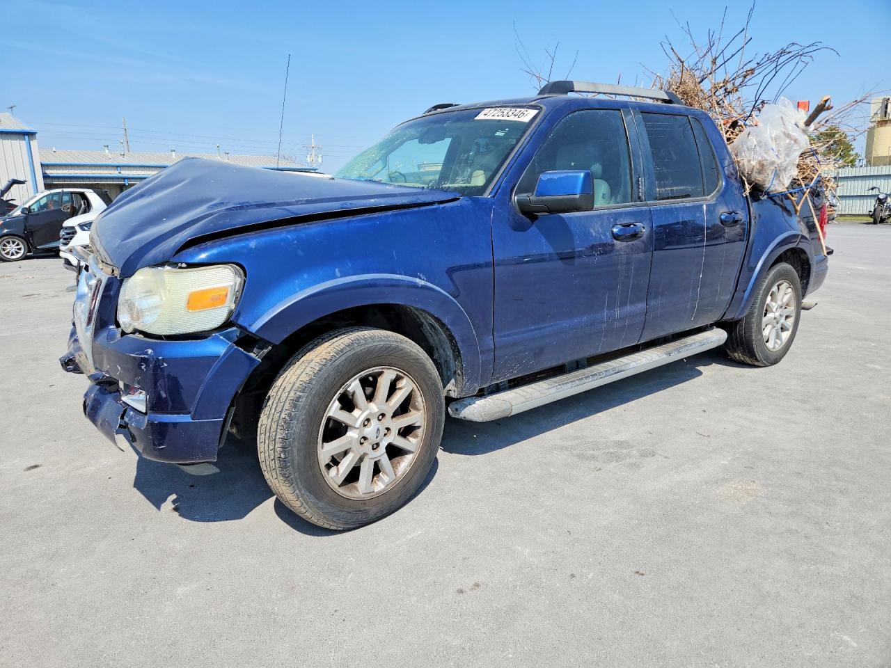 2007 Ford Explorer Sport Trac Limited Blue vin: 1FMEU33K77UB45754