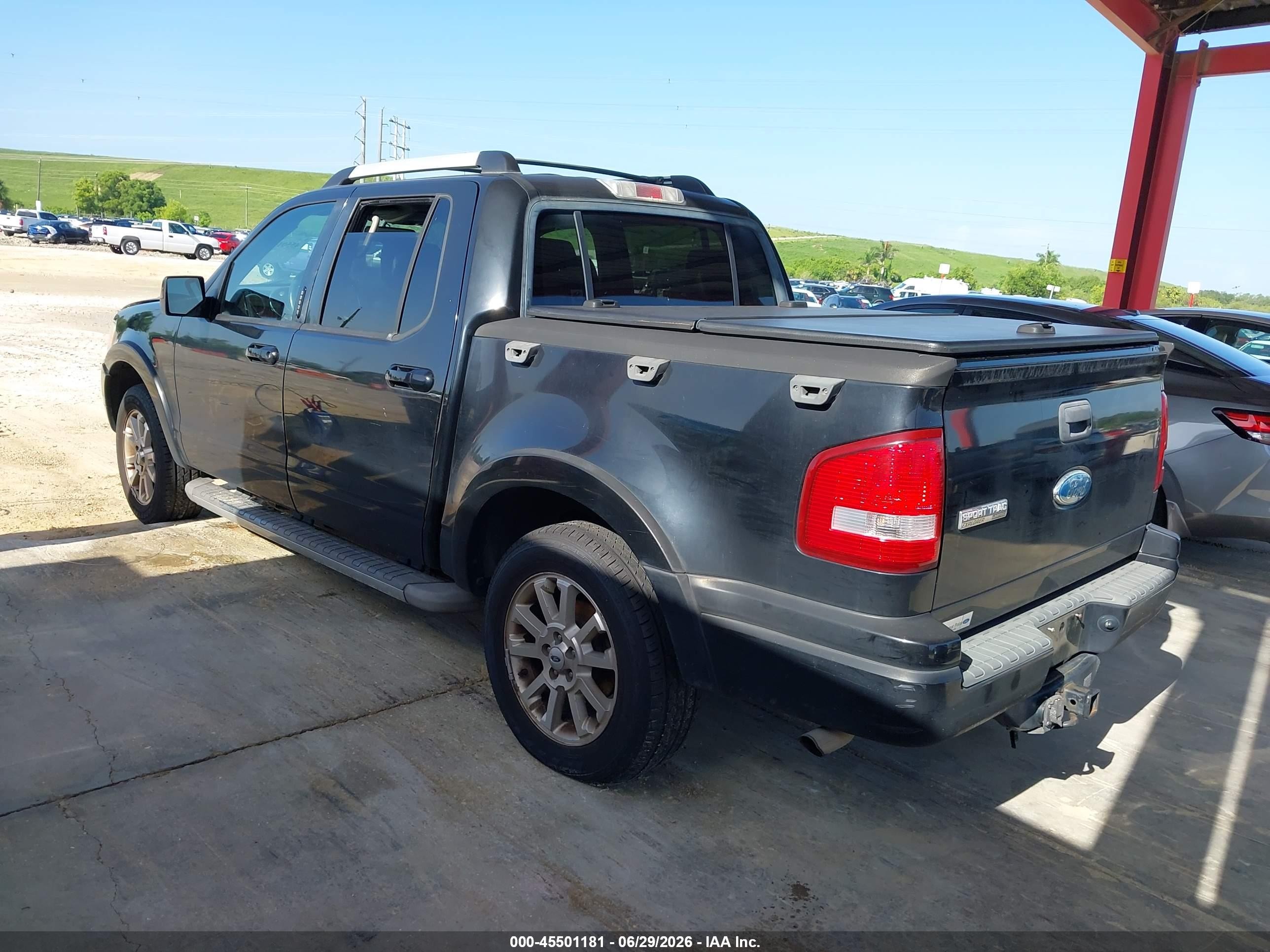 2007 Ford Explorer Sport Trac Limited Black vin: 1FMEU33KX7UA22210