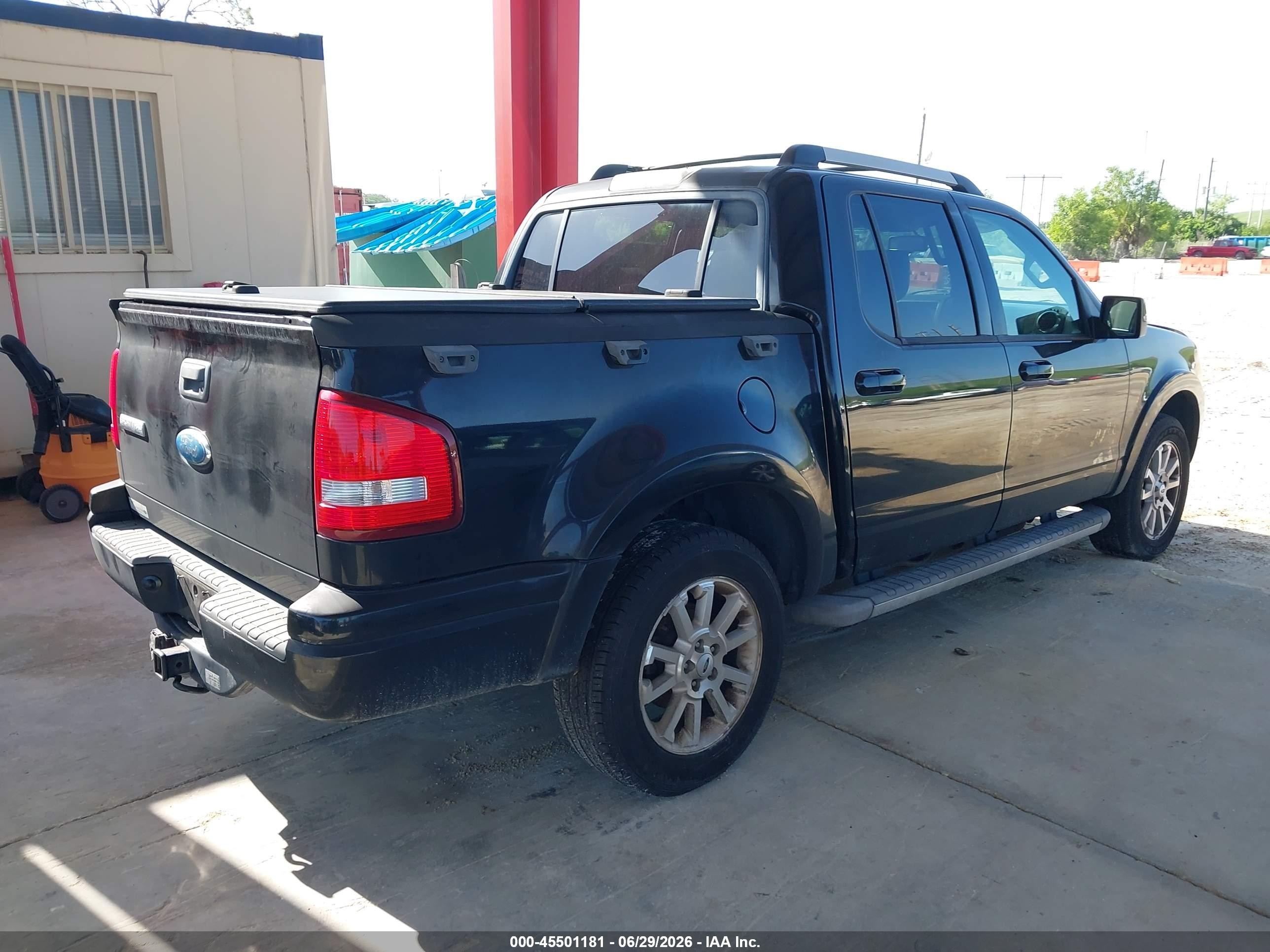 2007 Ford Explorer Sport Trac Limited Black vin: 1FMEU33KX7UA22210