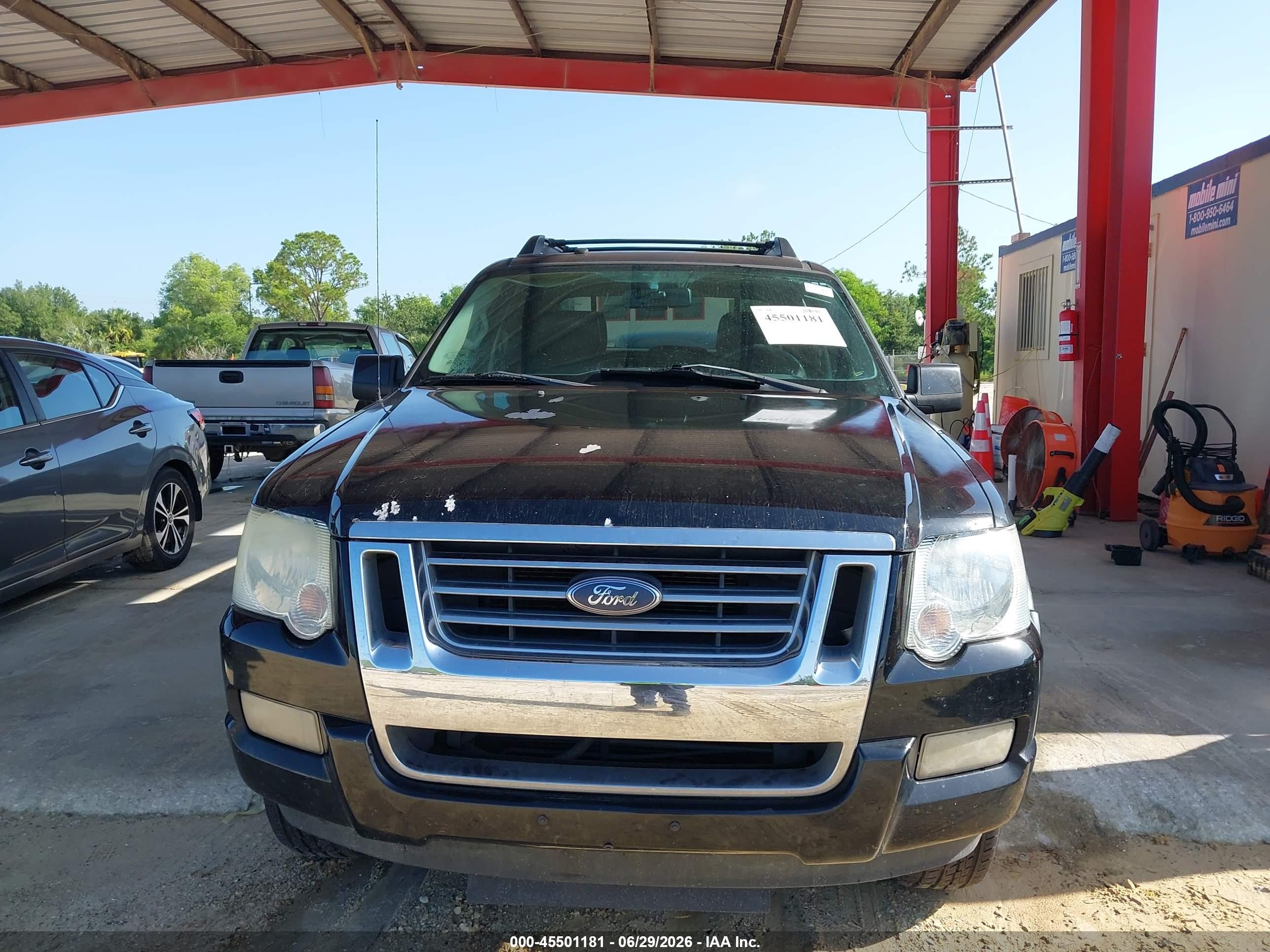 2007 Ford Explorer Sport Trac Limited Black vin: 1FMEU33KX7UA22210