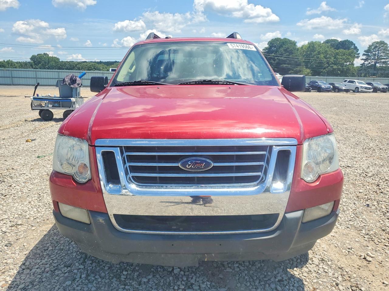 2010 Ford Explorer Sport Trac Xlt Red vin: 1FMEU3BE0AUA09369