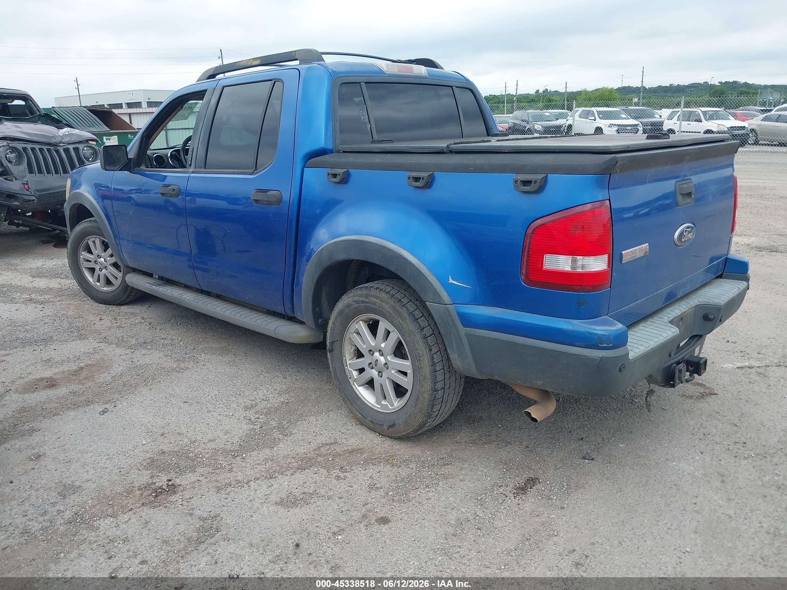 2010 Ford Explorer Sport Trac Xlt Blue vin: 1FMEU3BE5AUF03470