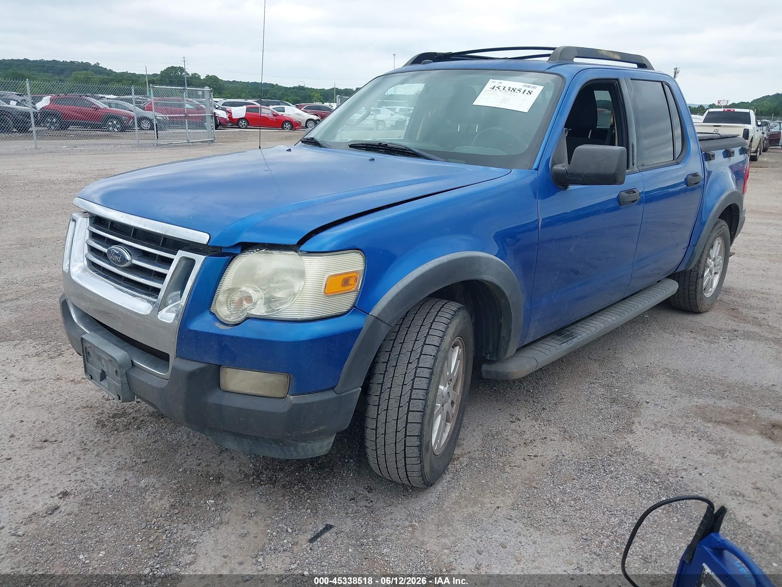 2010 Ford Explorer Sport Trac Xlt Blue vin: 1FMEU3BE5AUF03470