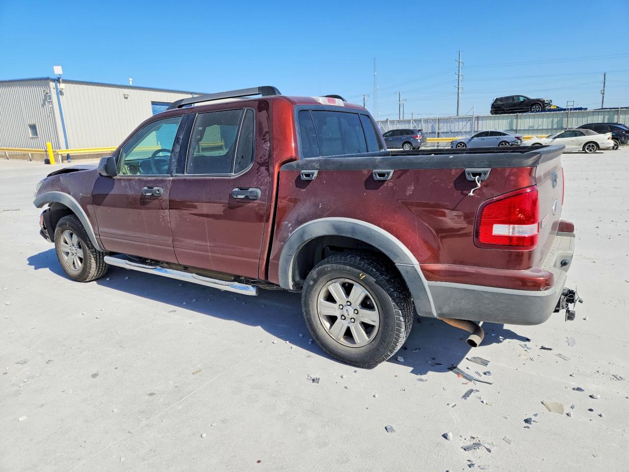 2010 Ford Explorer Sport Trac Xlt Burgundy vin: 1FMEU3BE7AUF04149