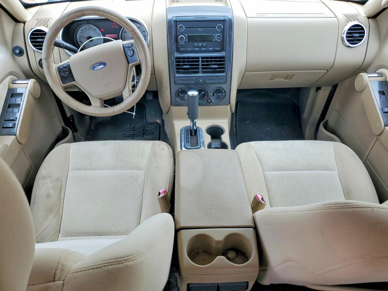 2010 Ford Explorer Sport Trac Xlt White vin: 1FMEU3BEXAUF03934