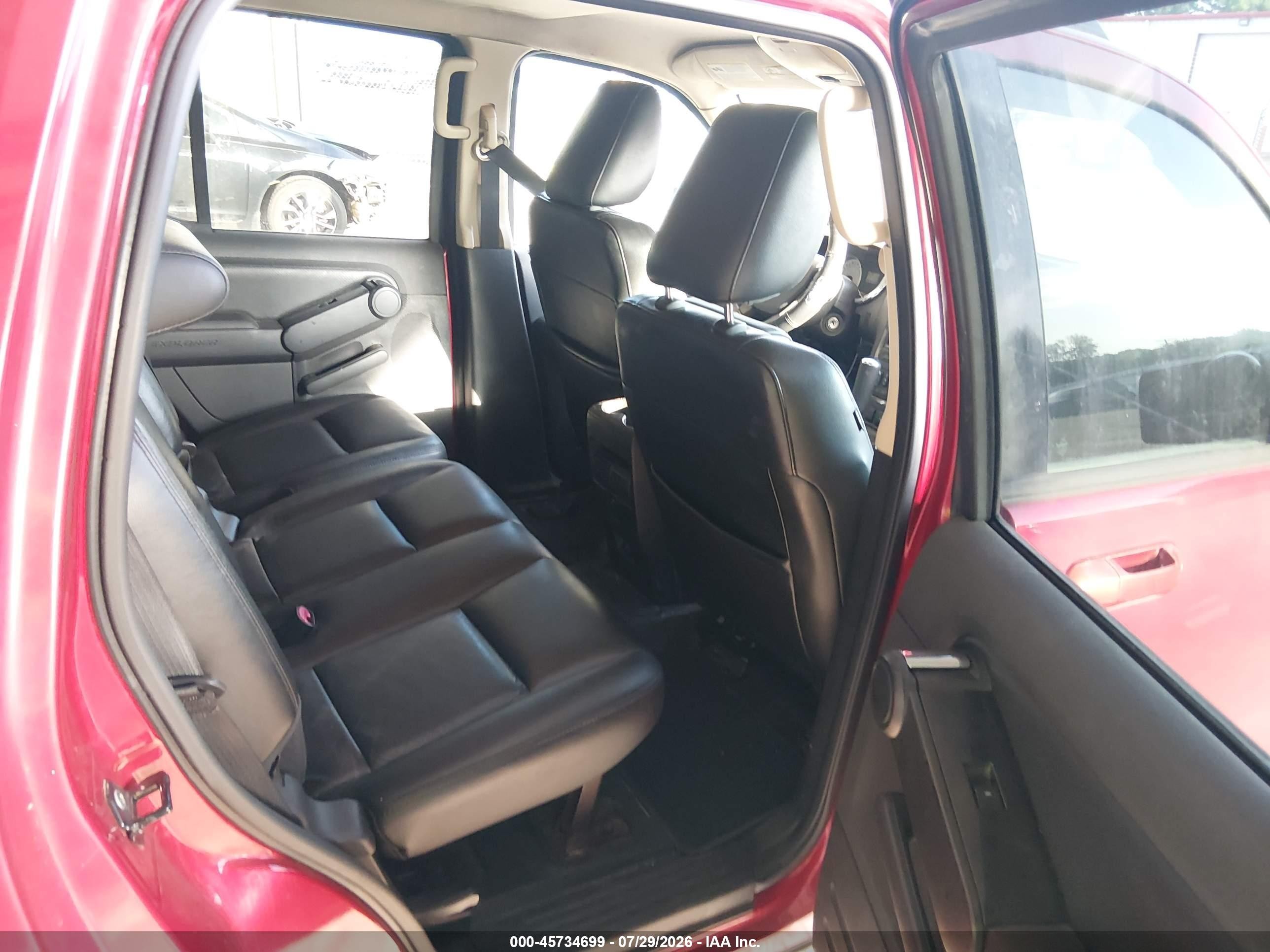 2010 Ford Explorer Sport Trac Limited Red vin: 1FMEU3DEXAUA08288