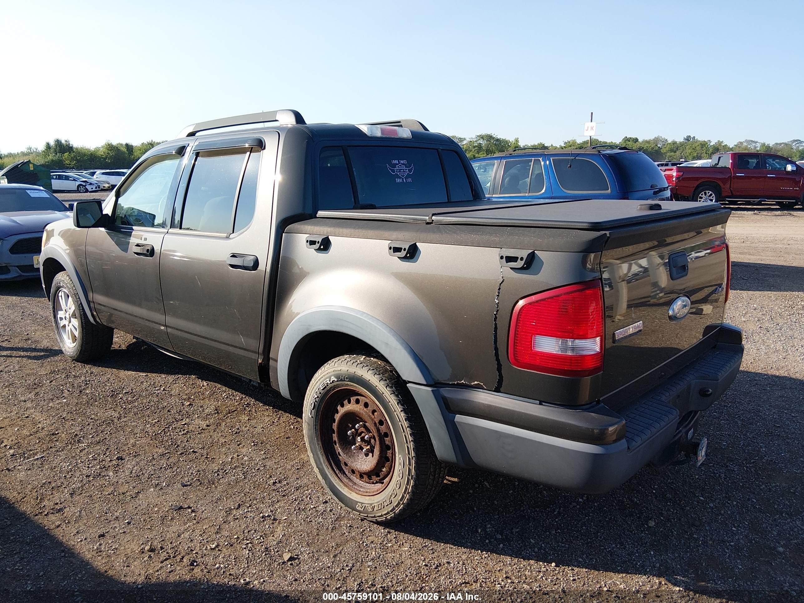 2008 Ford Explorer Sport Trac Xlt Brown vin: 1FMEU51E28UA31316