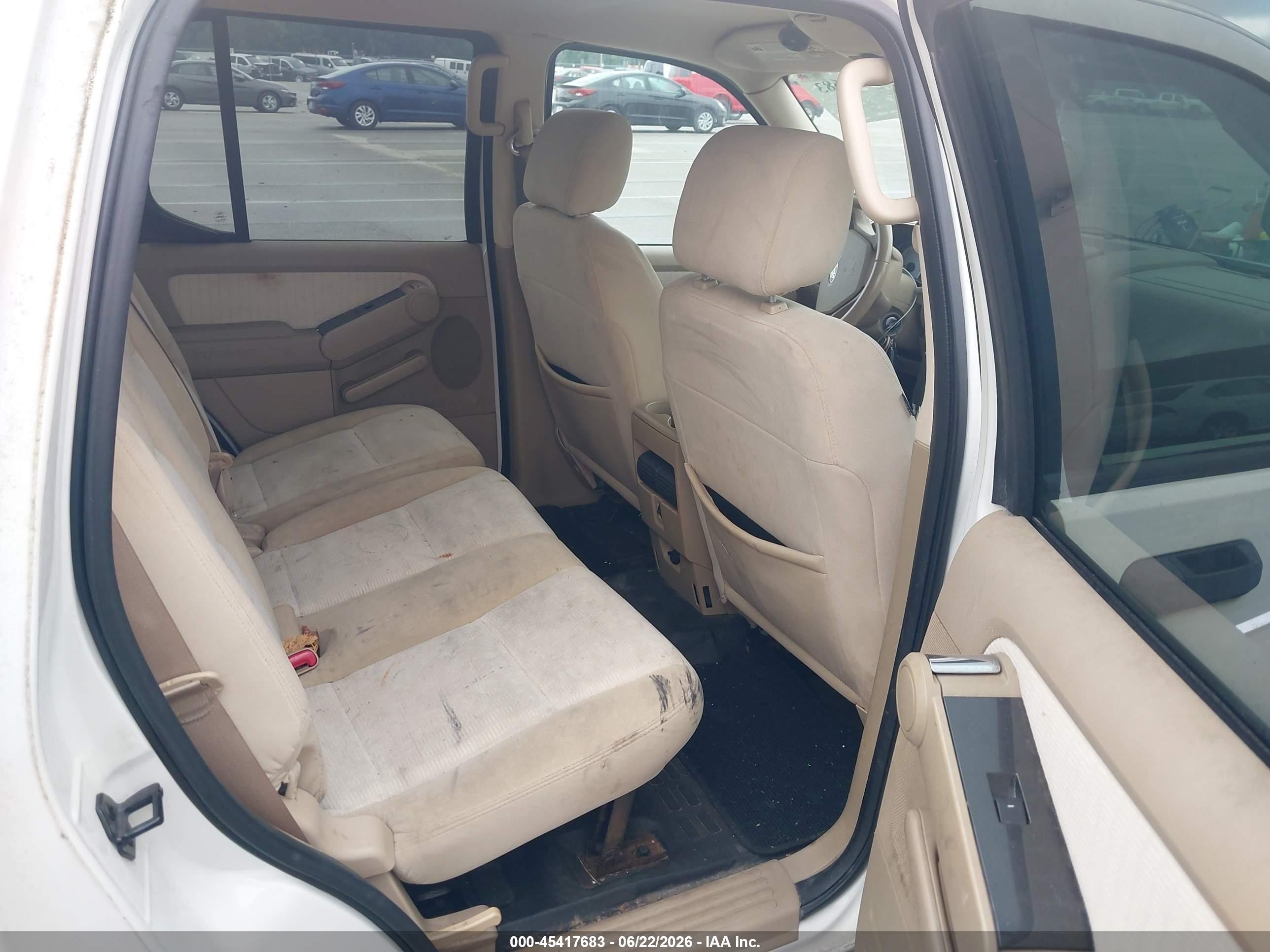 2008 Ford Explorer Sport Trac Xlt White vin: 1FMEU51E58UB26355