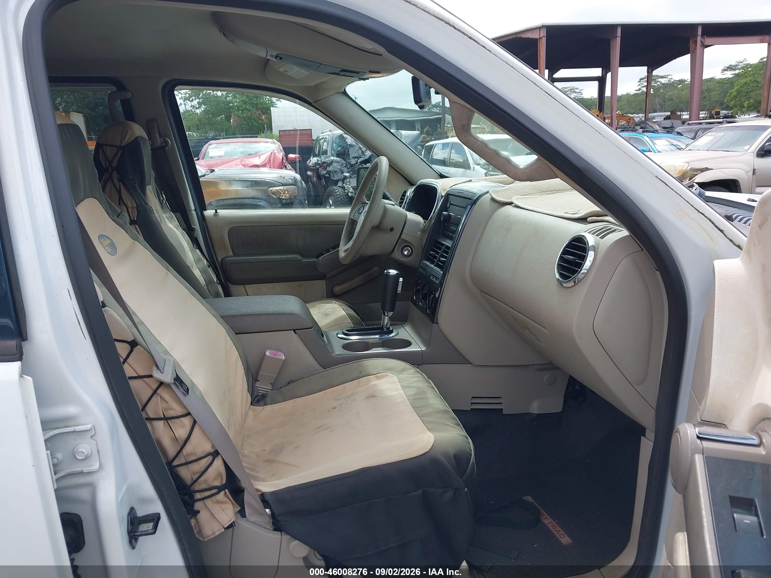 2007 Ford Explorer Sport Trac Xlt White vin: 1FMEU51K17UA00675