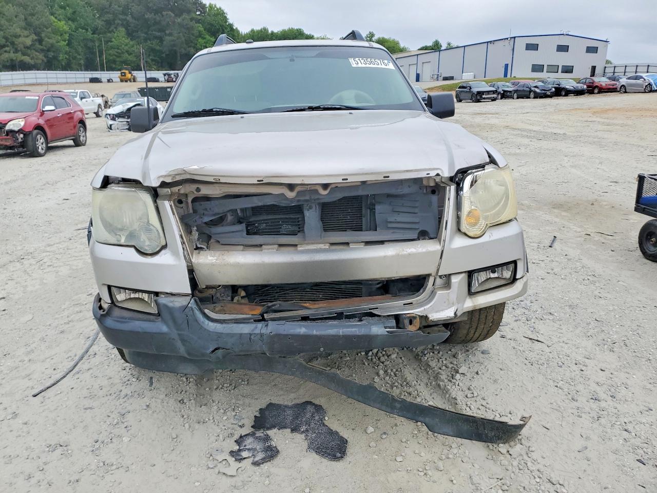 2007 Ford Explorer Sport Trac Xlt Silver vin: 1FMEU51K27UA07862