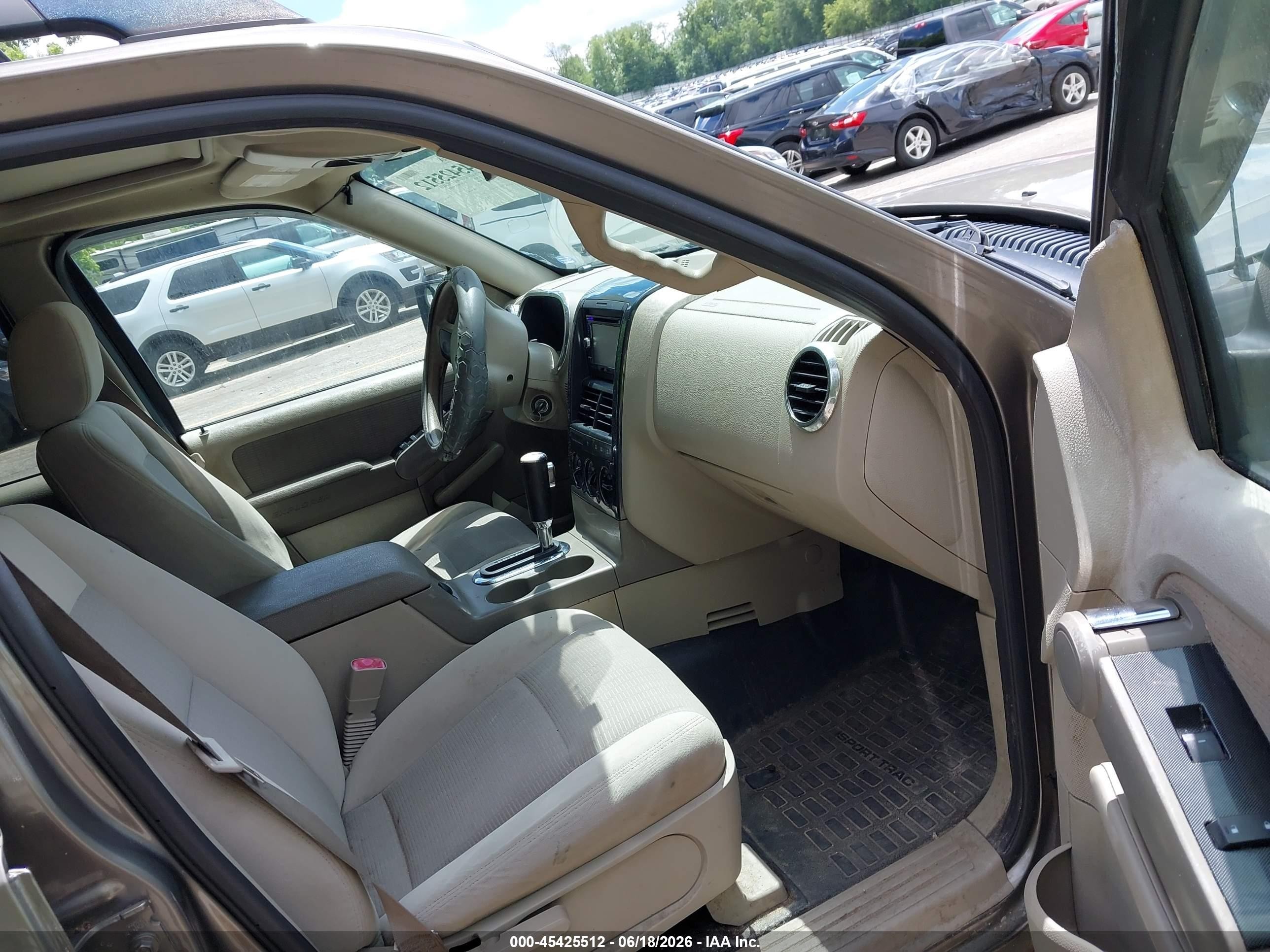 2007 Ford Explorer Sport Trac Xlt Tan vin: 1FMEU51K87UA02780
