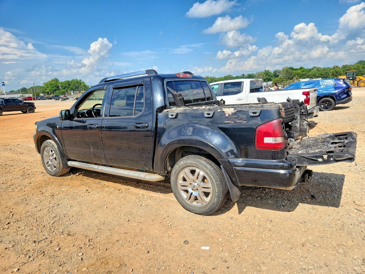 2007 Ford Explorer Sport Trac Limited Black vin: 1FMEU53857UB60141