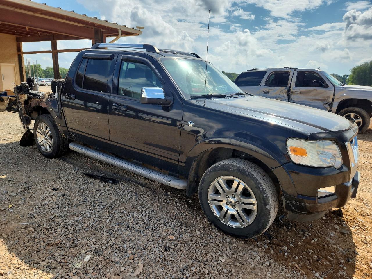 2007 Ford Explorer Sport Trac Limited Black vin: 1FMEU53857UB60141