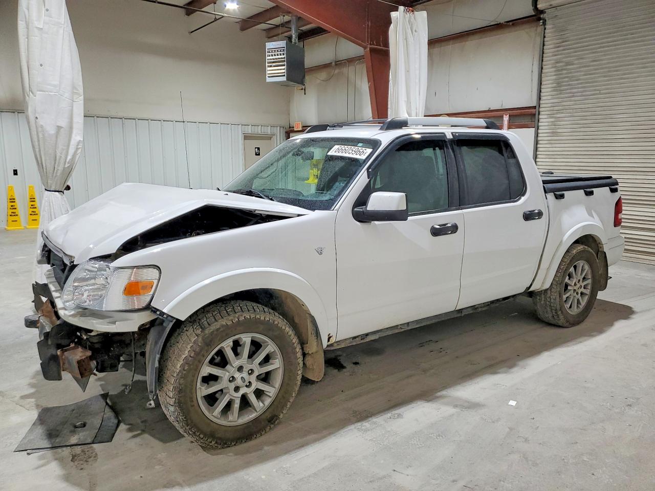 2007 Ford Explorer Sport Trac Limited White vin: 1FMEU53867UB05889