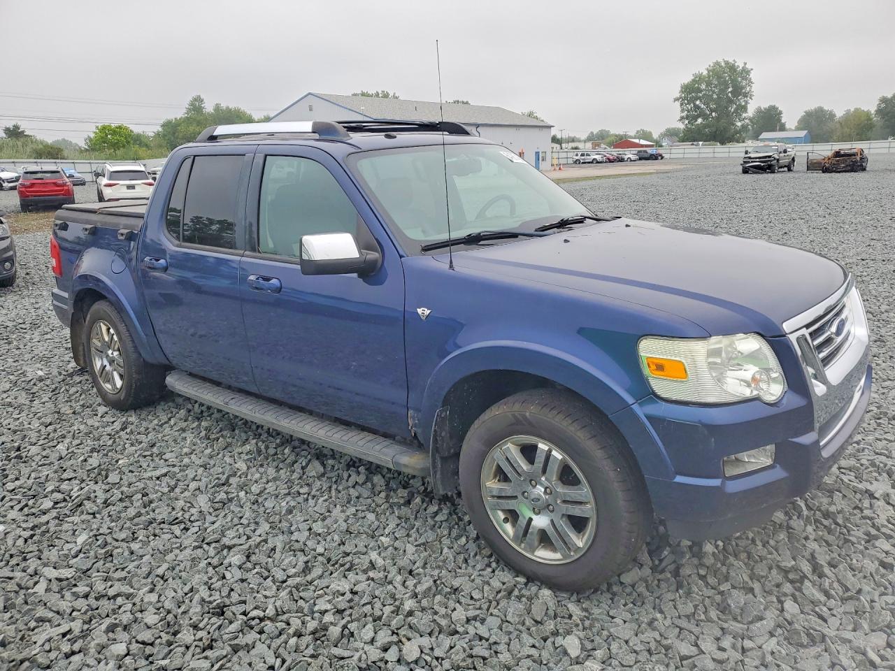 2007 Ford Explorer Sport Trac Limited Blue vin: 1FMEU53867UB75943