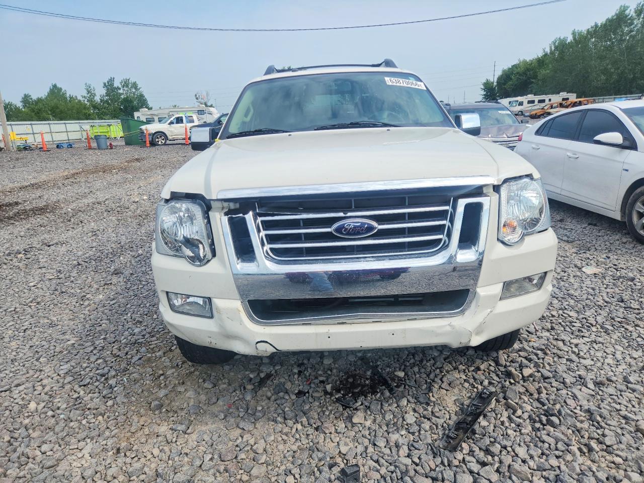2008 Ford Explorer Sport Trac Limited White vin: 1FMEU53868UB02279