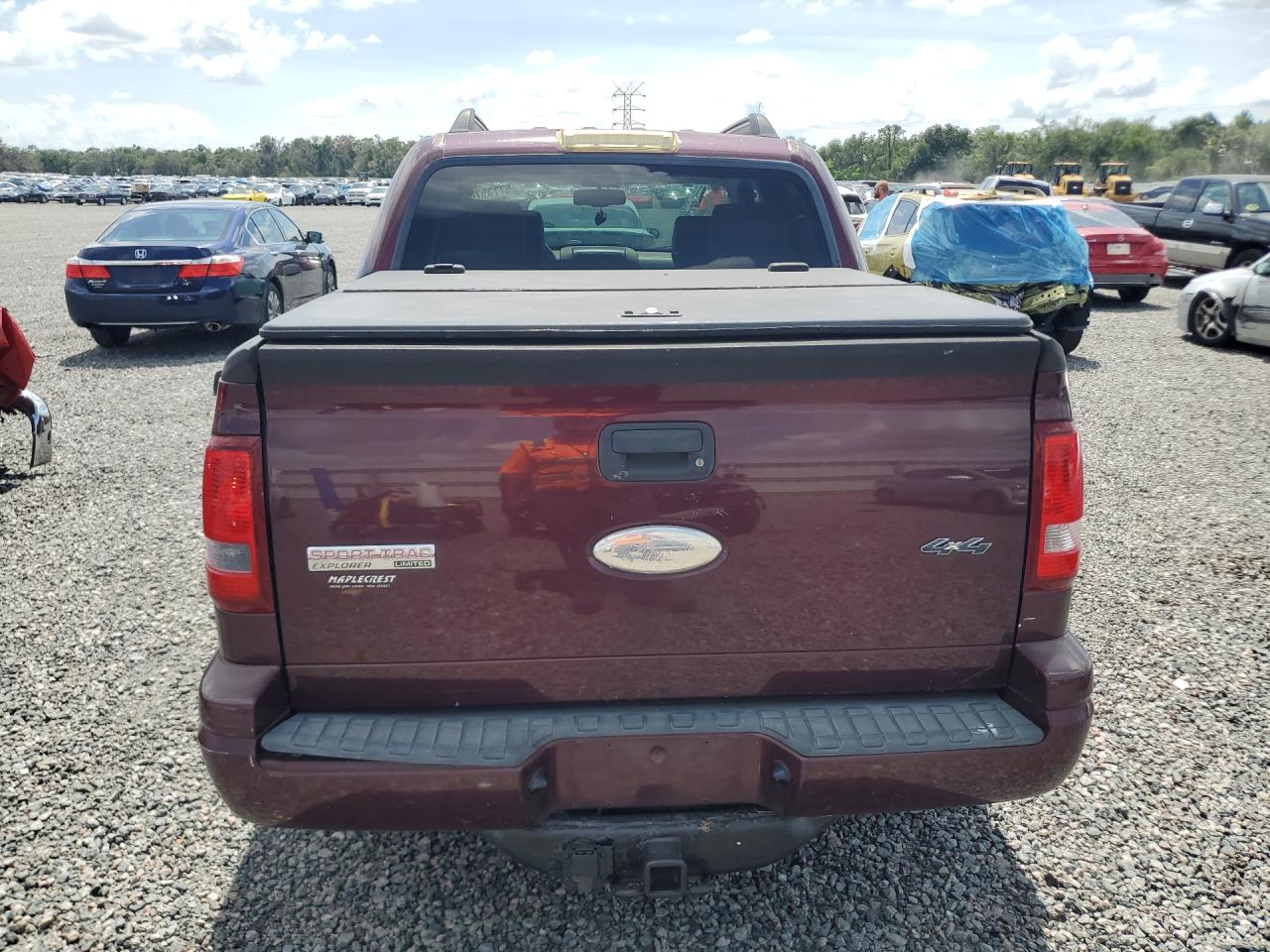 2007 Ford Explorer Sport Trac Limited Бордовый vin: 1FMEU53887UA32153