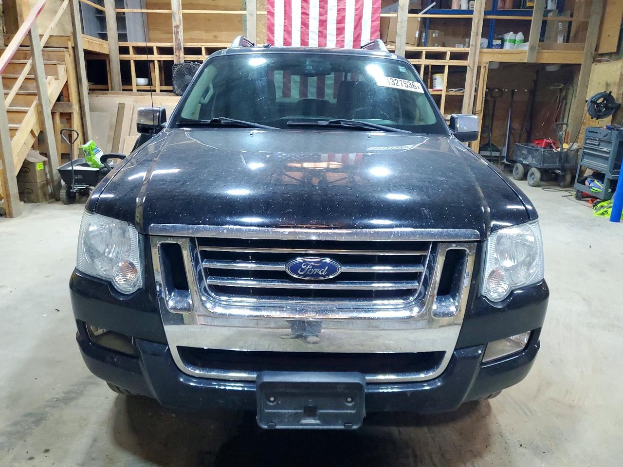 2007 Ford Explorer Sport Trac Limited Black vin: 1FMEU53887UB83946
