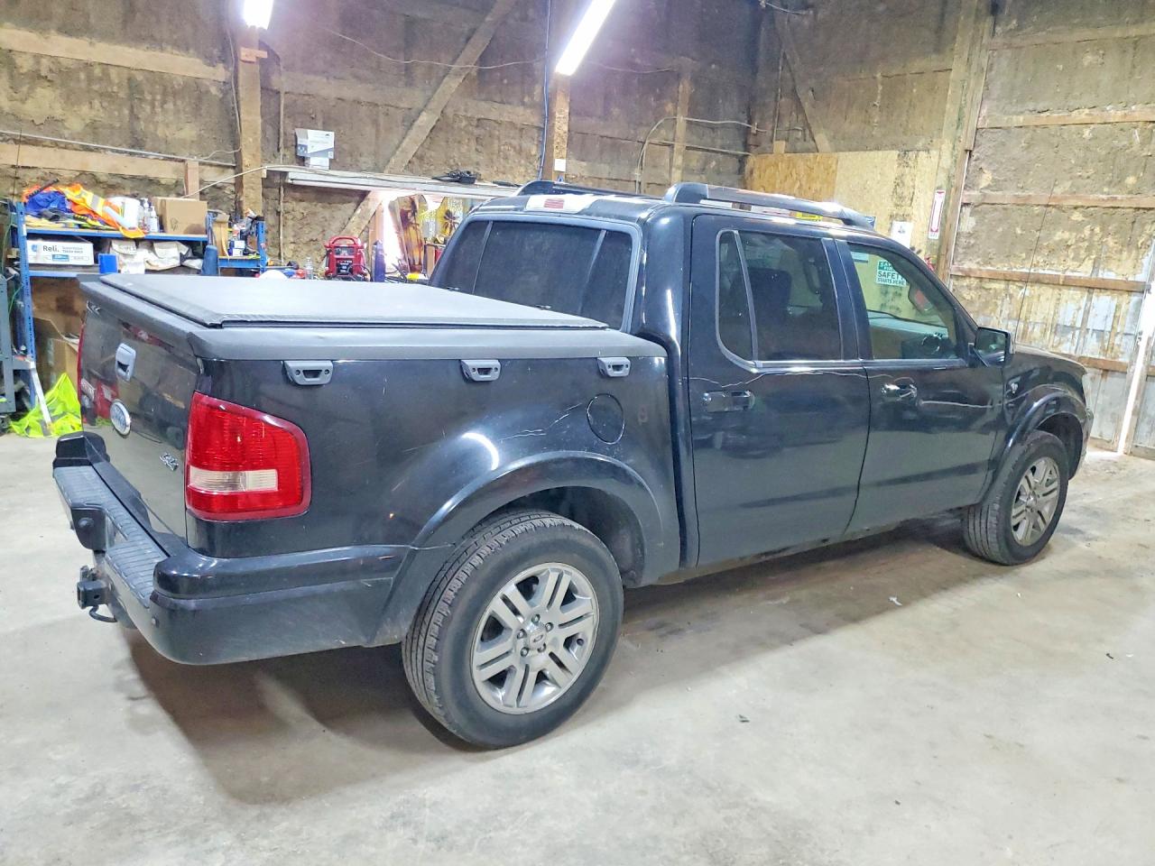 2007 Ford Explorer Sport Trac Limited Black vin: 1FMEU53887UB83946