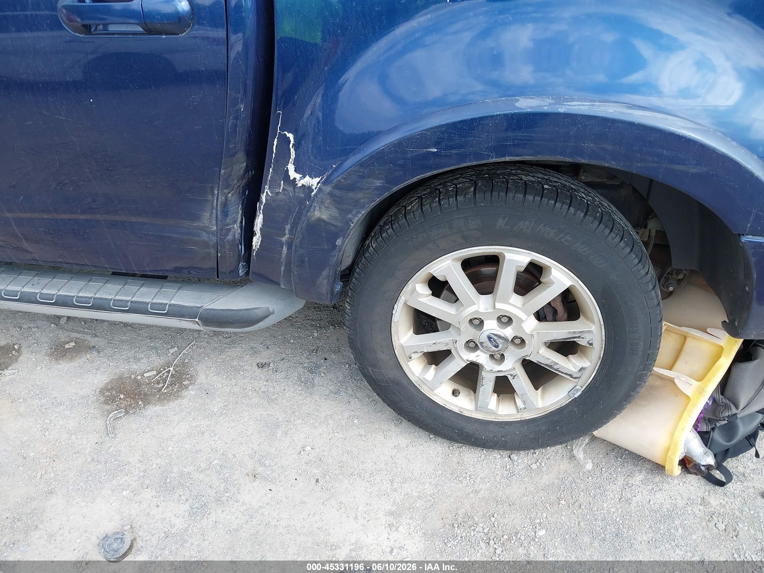 2007 Ford Explorer Sport Trac Limited Blue vin: 1FMEU53897UB83597