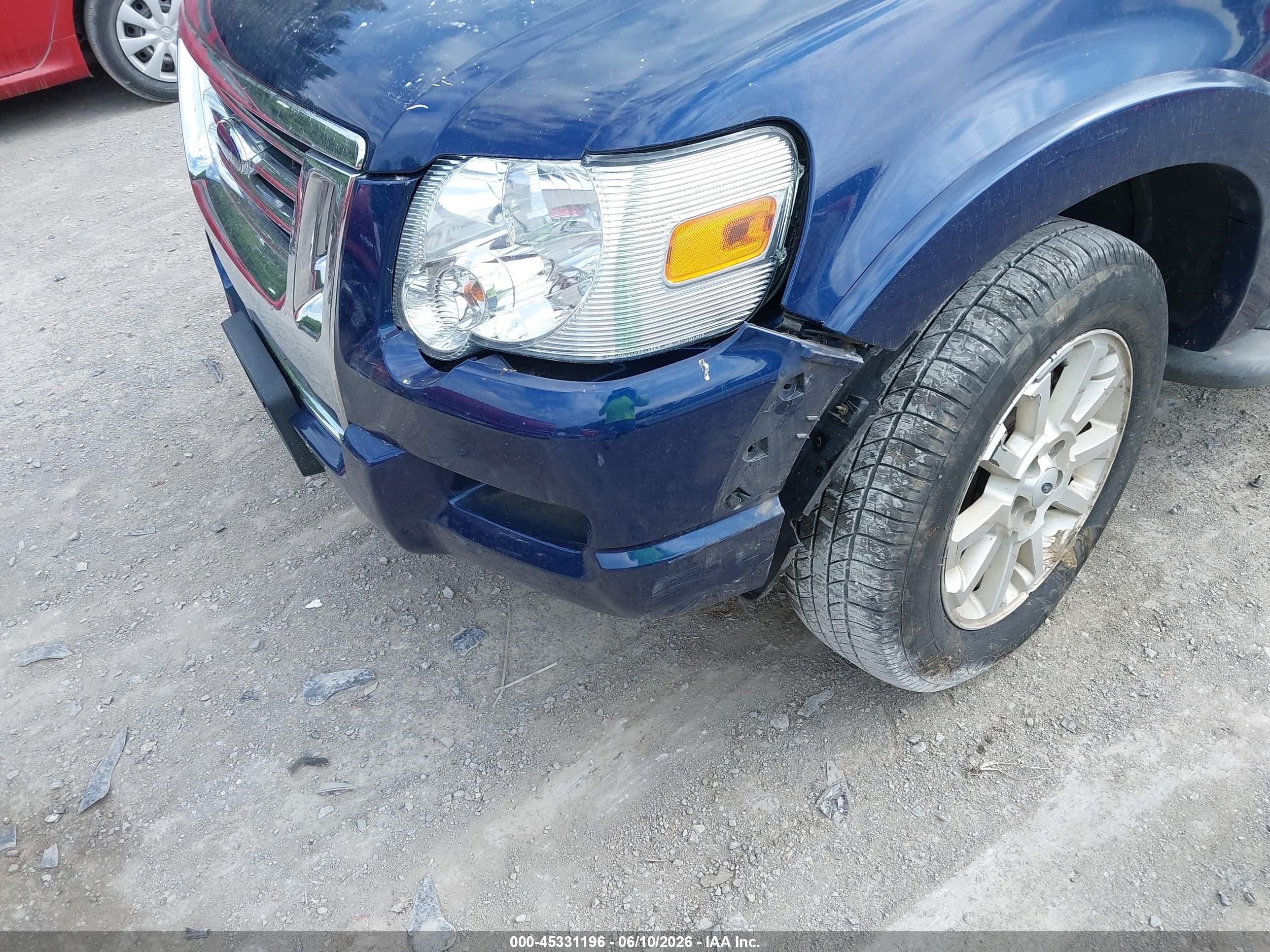 2007 Ford Explorer Sport Trac Limited Blue vin: 1FMEU53897UB83597