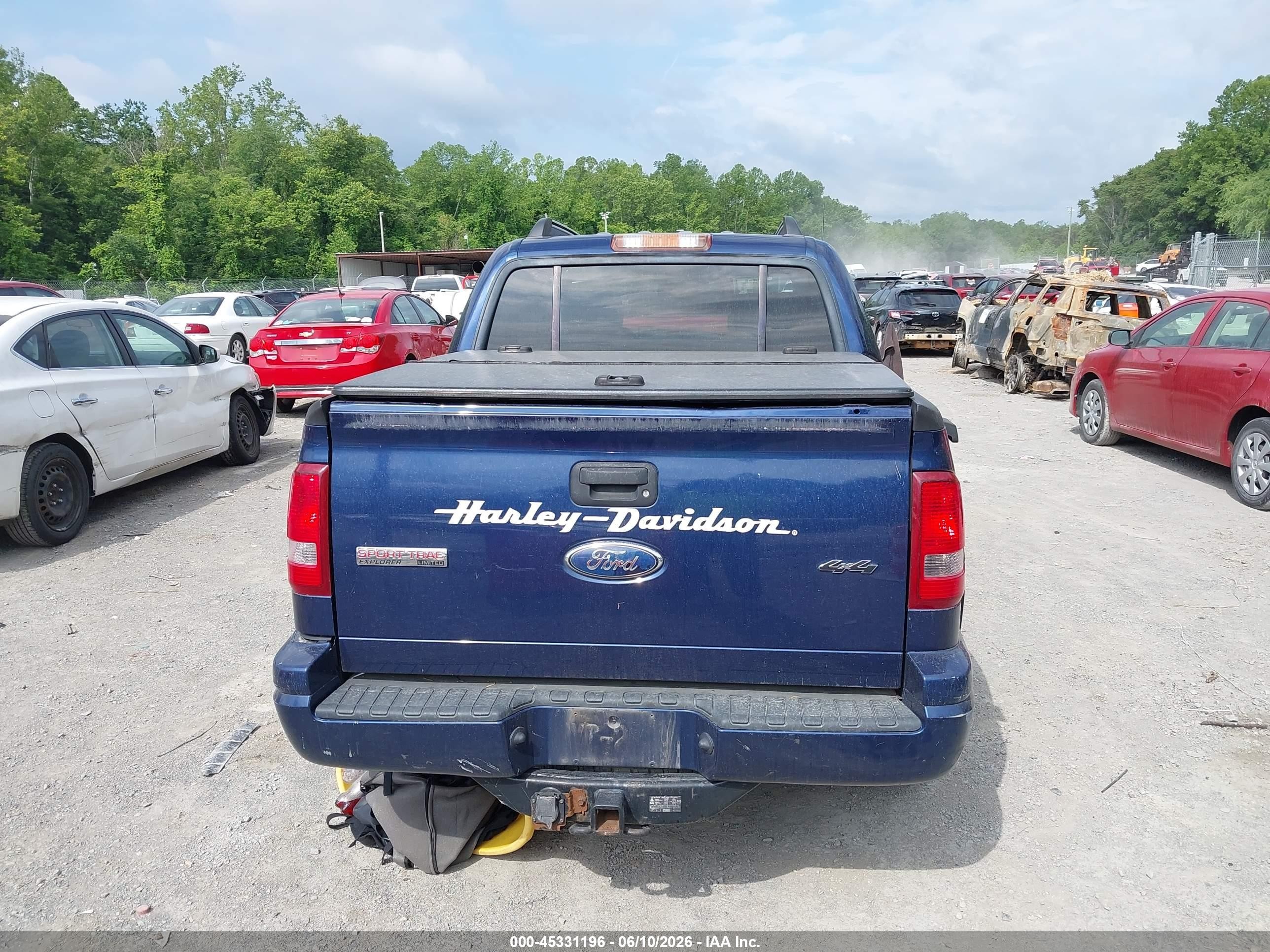 2007 Ford Explorer Sport Trac Limited Blue vin: 1FMEU53897UB83597