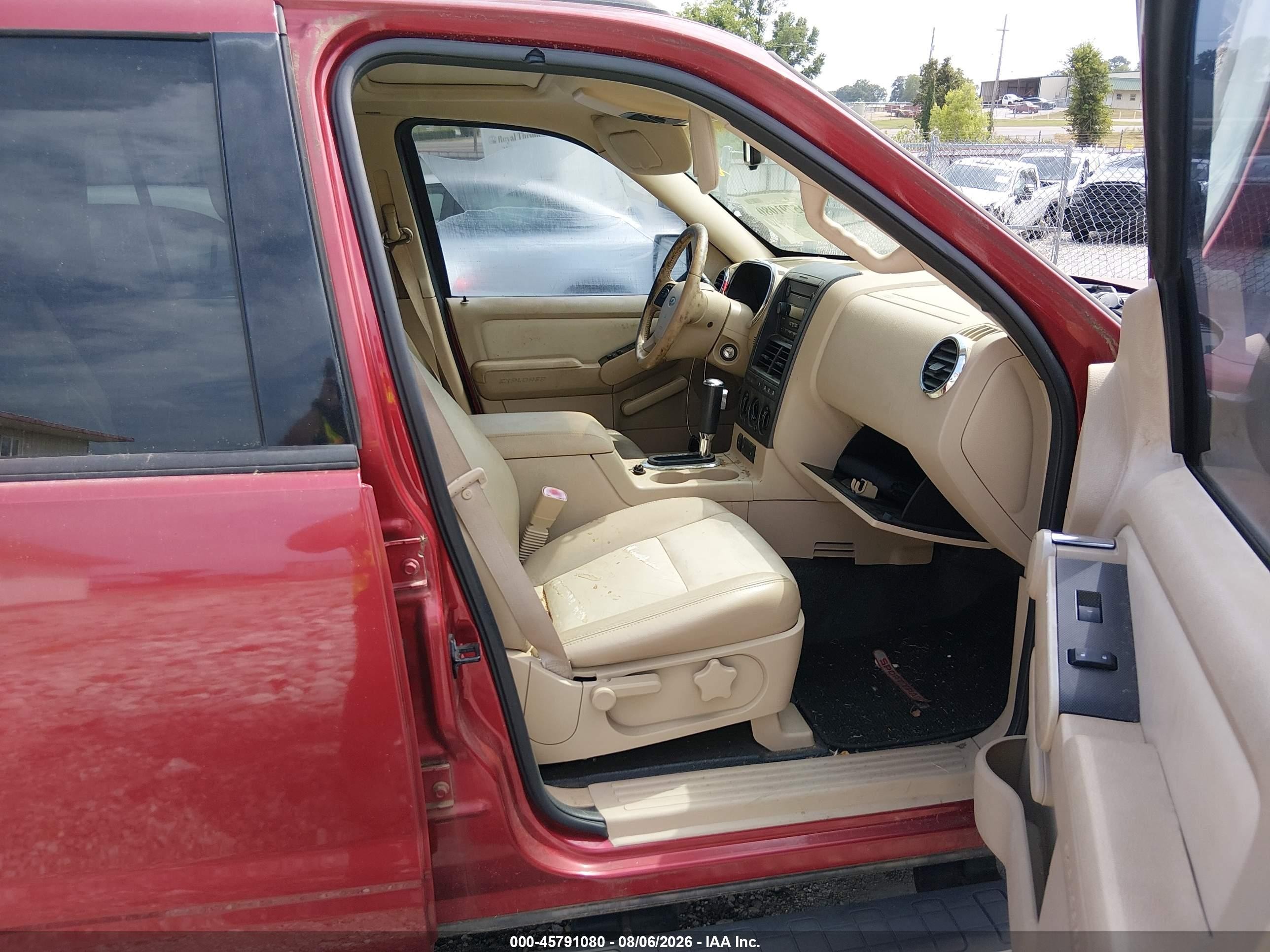 2007 Ford Explorer Sport Trac Limited Burgundy vin: 1FMEU53K07UA16427