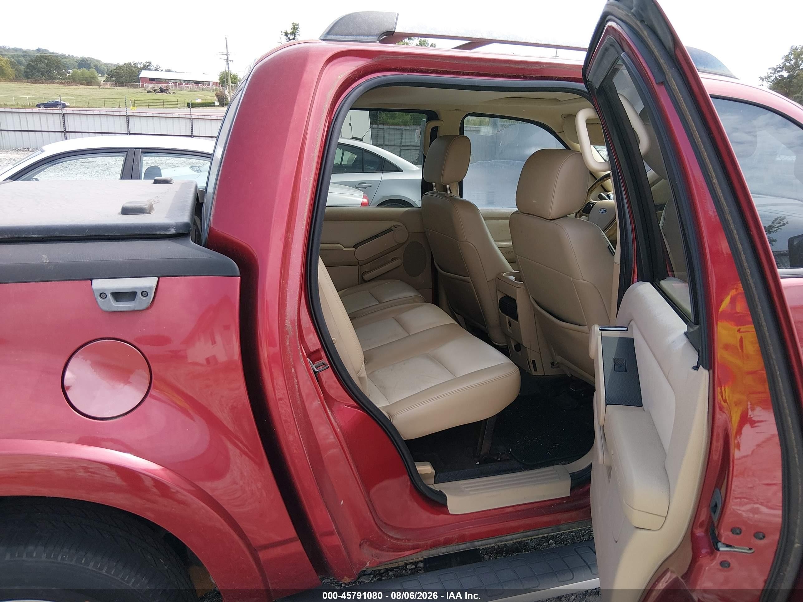 2007 Ford Explorer Sport Trac Limited Burgundy vin: 1FMEU53K07UA16427