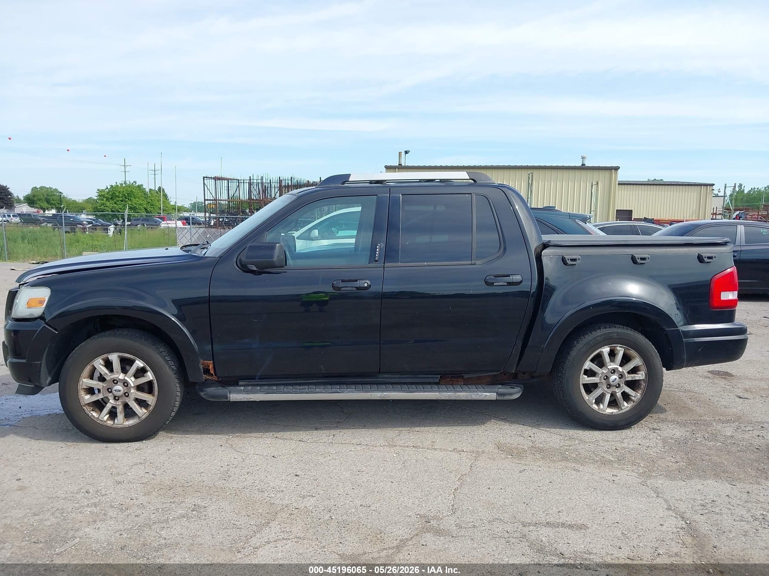 2007 Ford Explorer Sport Trac Limited Black vin: 1FMEU53K07UA16914