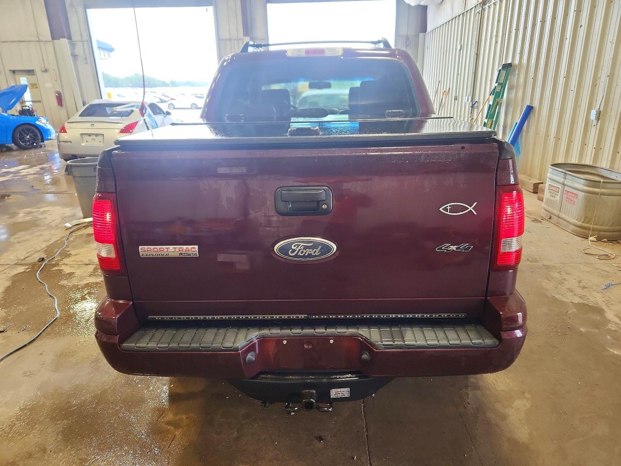 2007 Ford Explorer Sport Trac Limited Maroon vin: 1FMEU53KX7UA18380