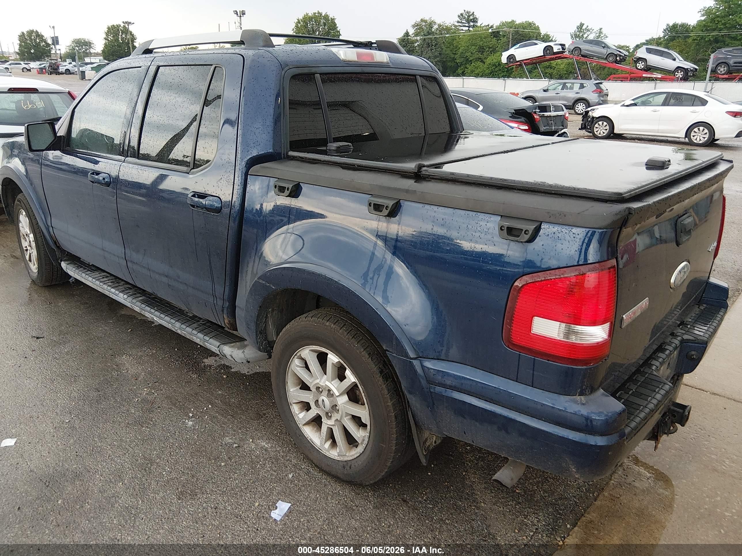 2007 Ford Explorer Sport Trac Limited Blue vin: 1FMEU53KX7UA28259