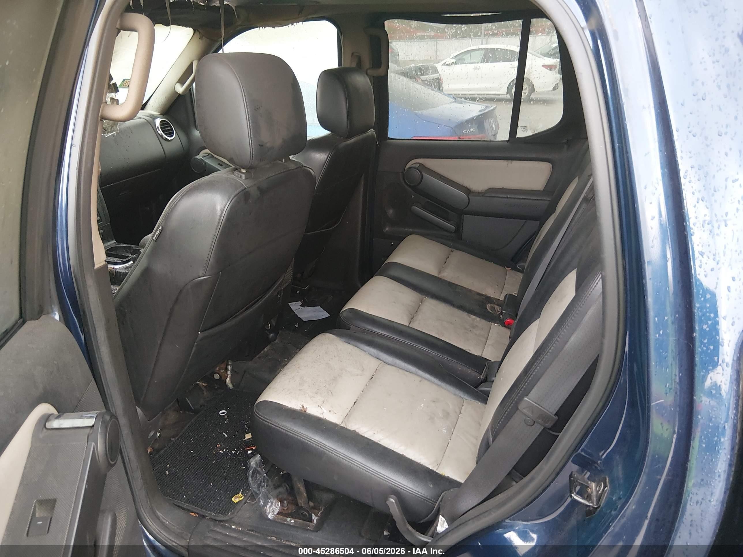 2007 Ford Explorer Sport Trac Limited Blue vin: 1FMEU53KX7UA28259