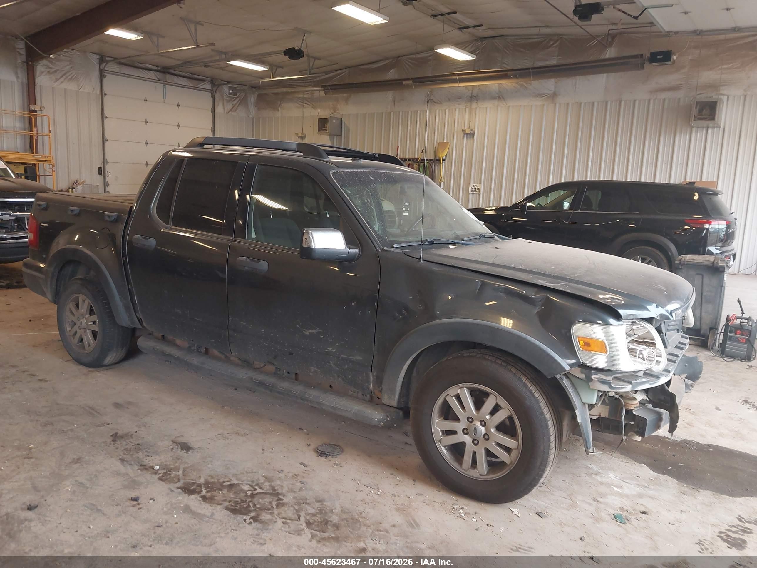 2010 Ford Explorer Sport Trac Xlt Gray vin: 1FMEU5B81AUA47490