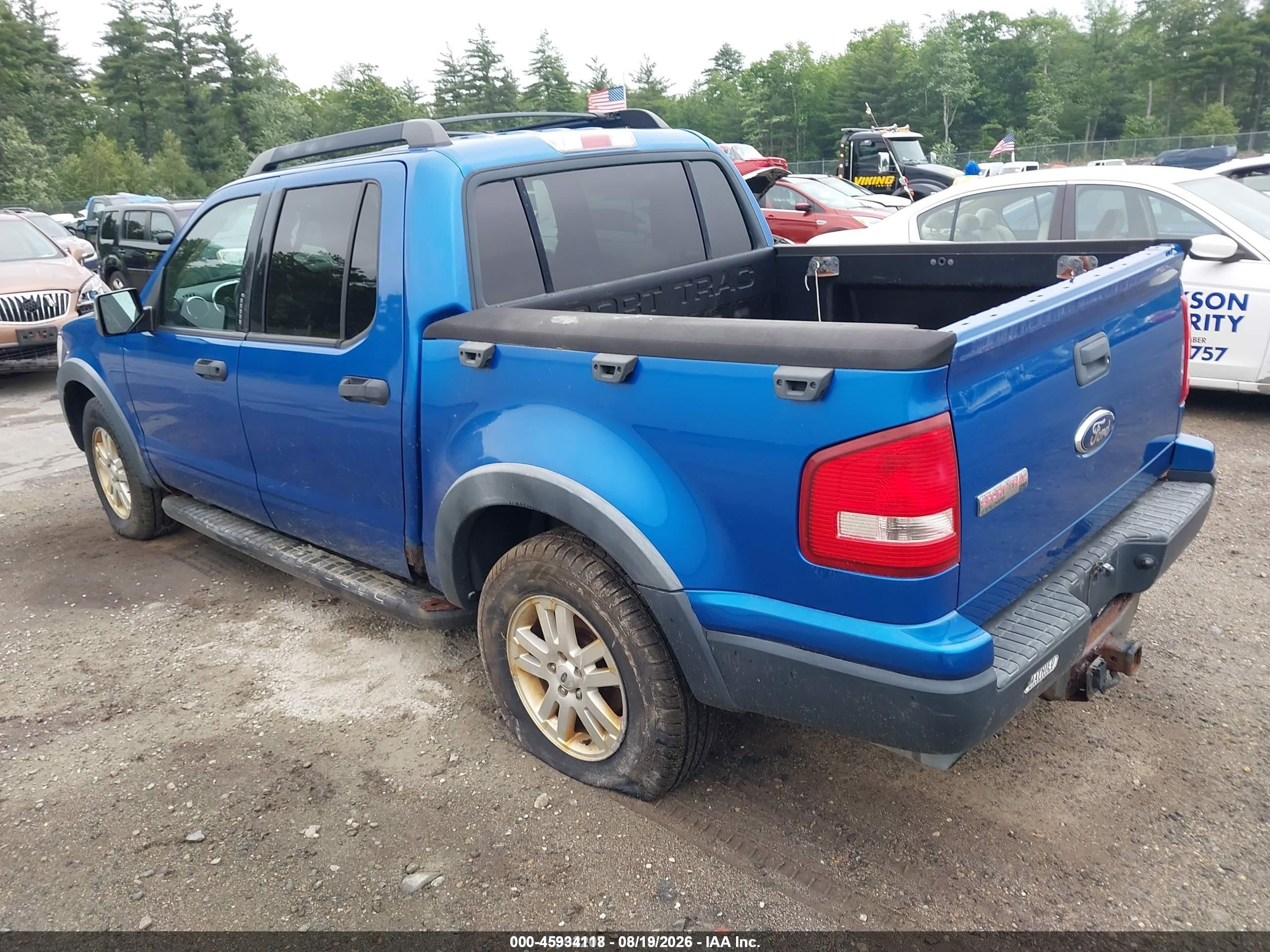 2010 Ford Explorer Sport Trac Xlt Blue vin: 1FMEU5B86AUA56766