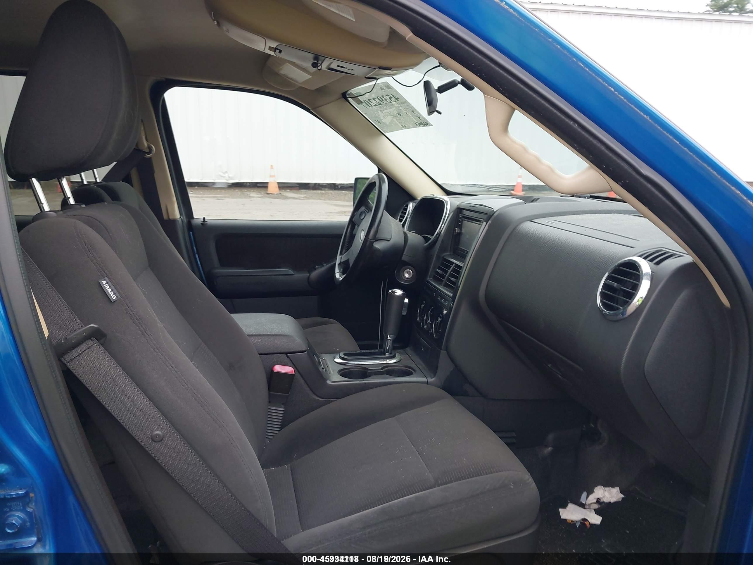 2010 Ford Explorer Sport Trac Xlt Blue vin: 1FMEU5B86AUA56766