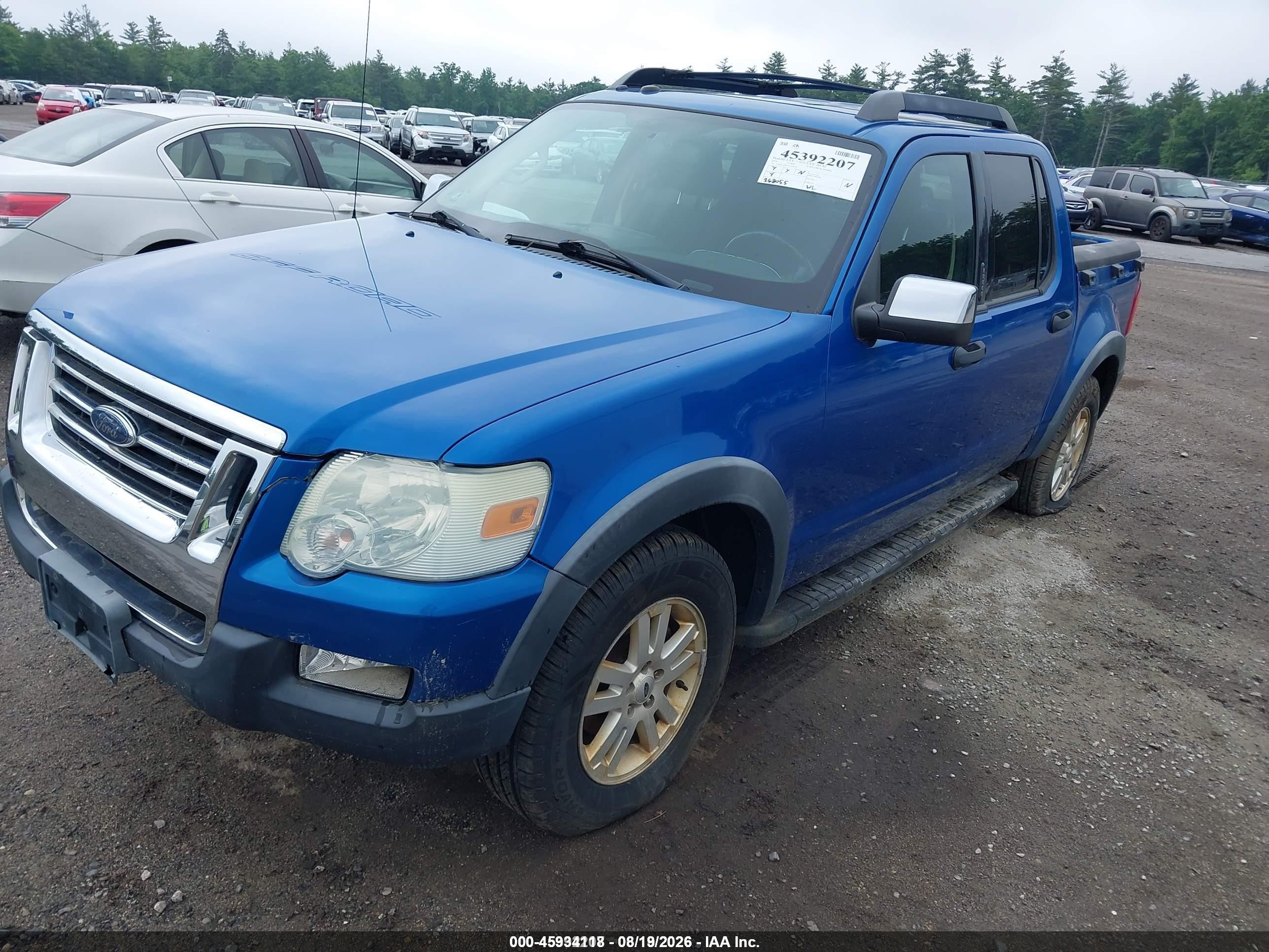 2010 Ford Explorer Sport Trac Xlt Blue vin: 1FMEU5B86AUA56766