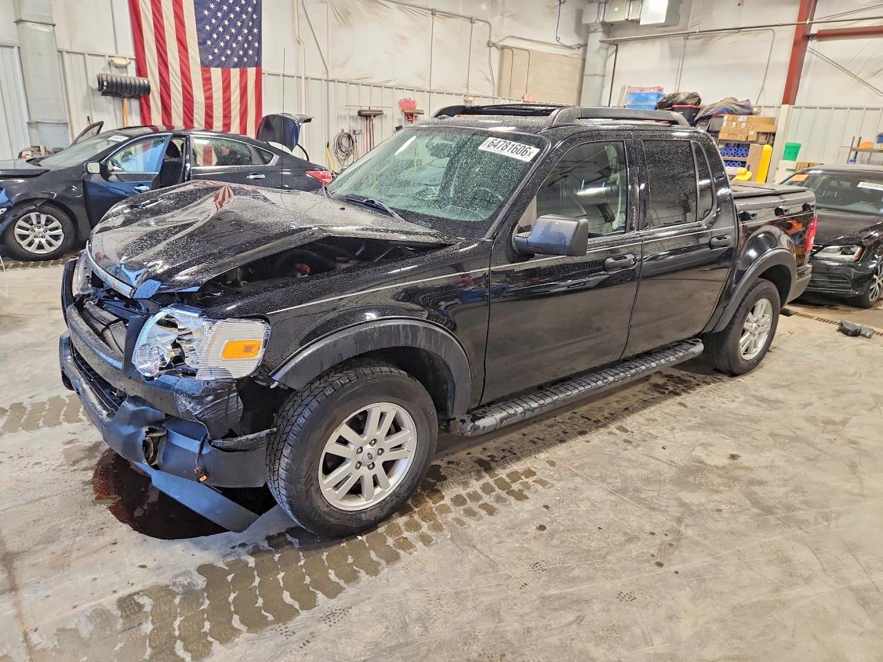 2010 Ford Explorer Sport Trac Xlt Black vin: 1FMEU5BE6AUF06342