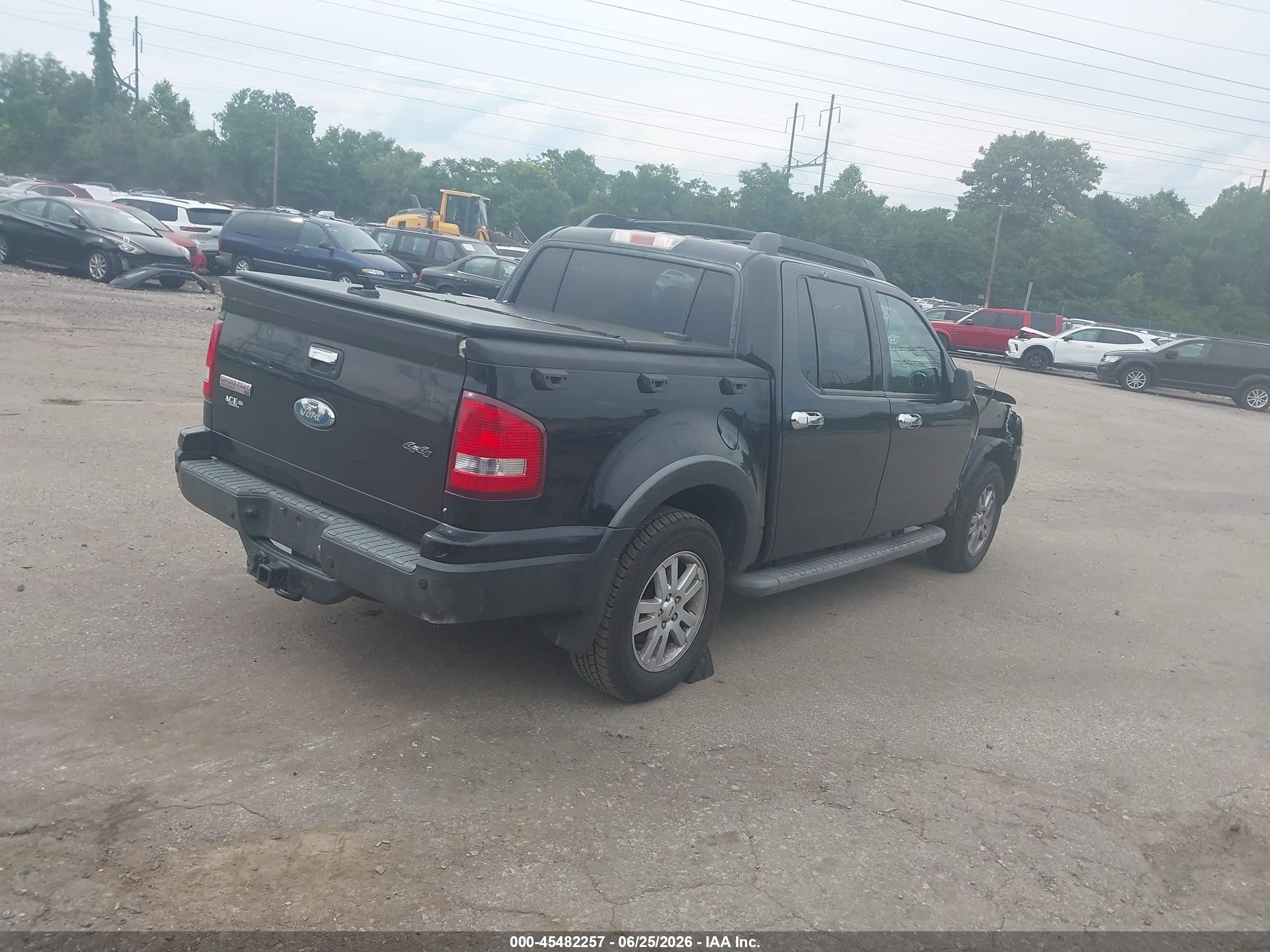 2010 Ford Explorer Sport Trac Xlt Black vin: 1FMEU5BEXAUA56887