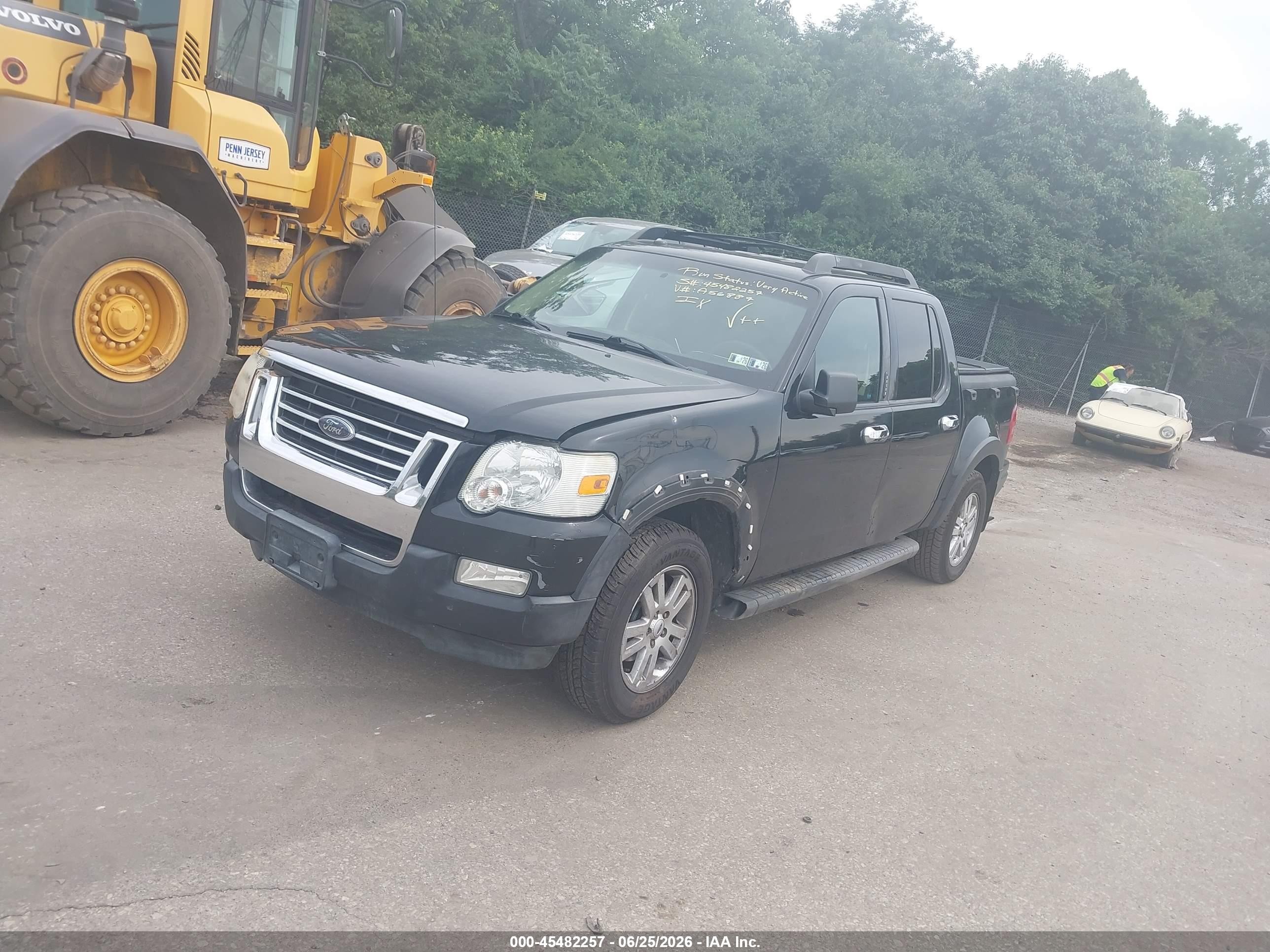 2010 Ford Explorer Sport Trac Xlt Black vin: 1FMEU5BEXAUA56887