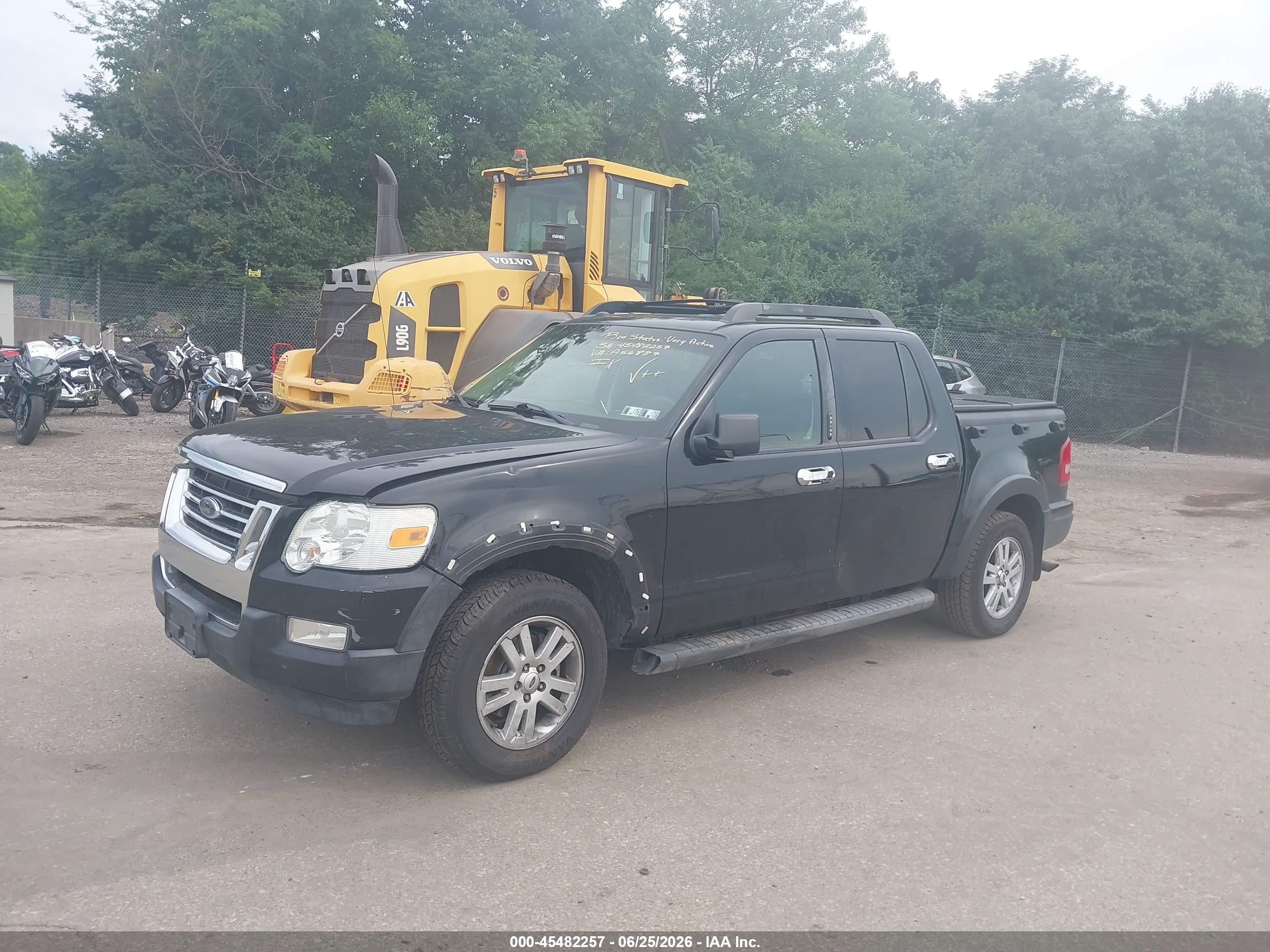 2010 Ford Explorer Sport Trac Xlt Black vin: 1FMEU5BEXAUA56887