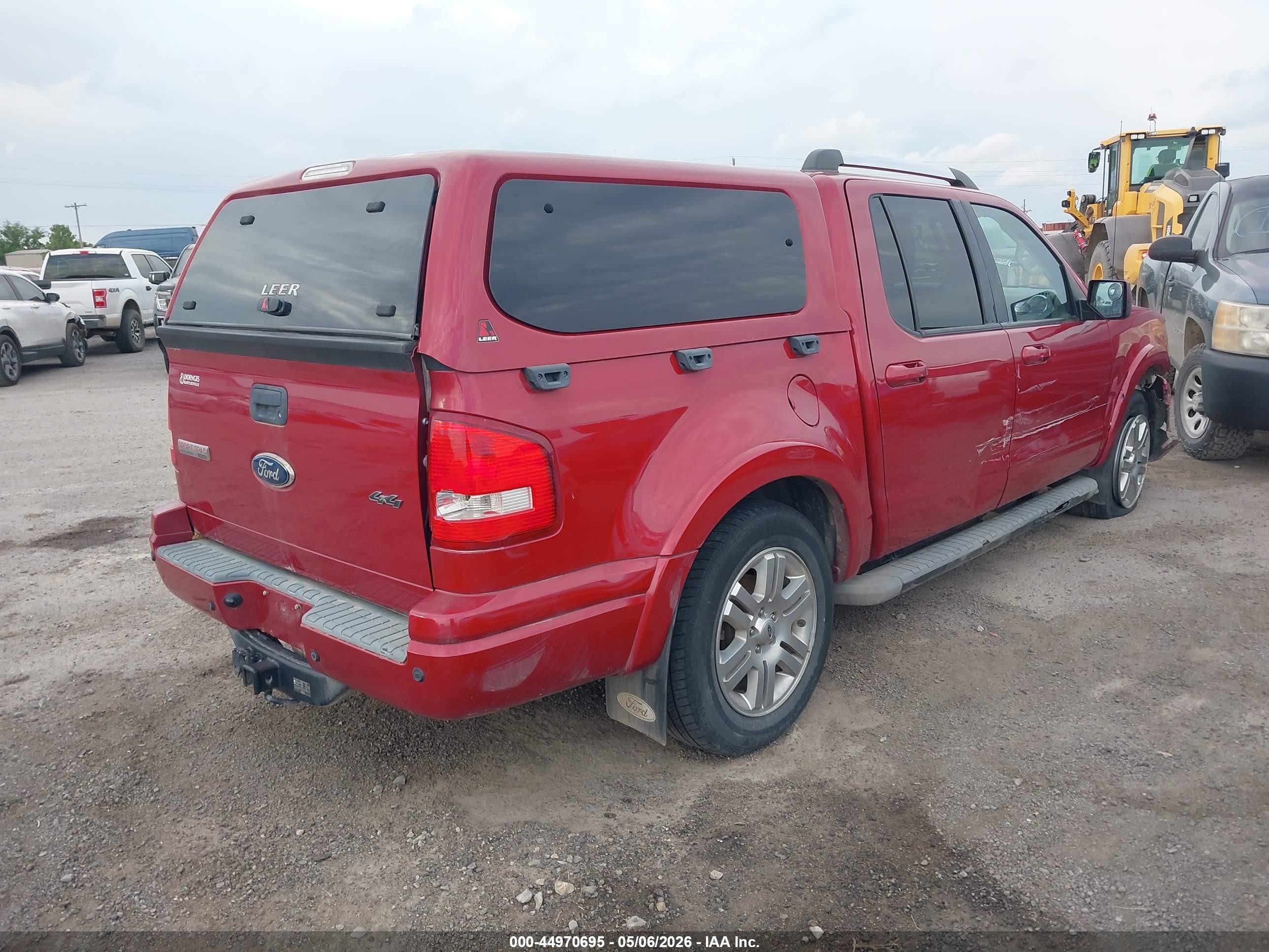 2010 Ford Explorer Sport Trac Limited Maroon vin: 1FMEU5D81AUF01301